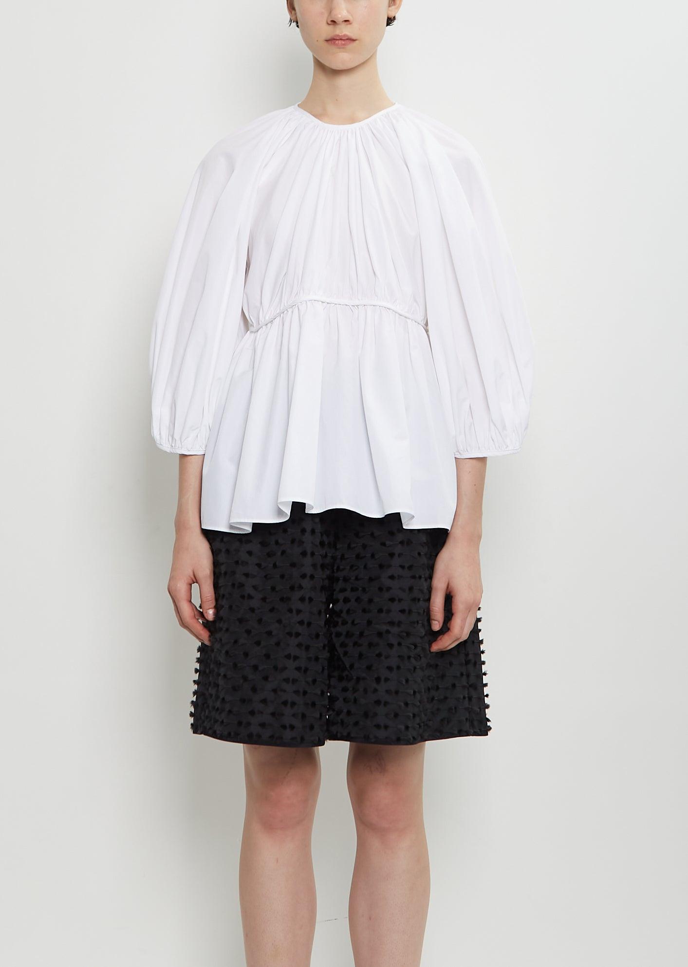 Cecilie Bahnsen Amo Cotton Top in White | Lyst