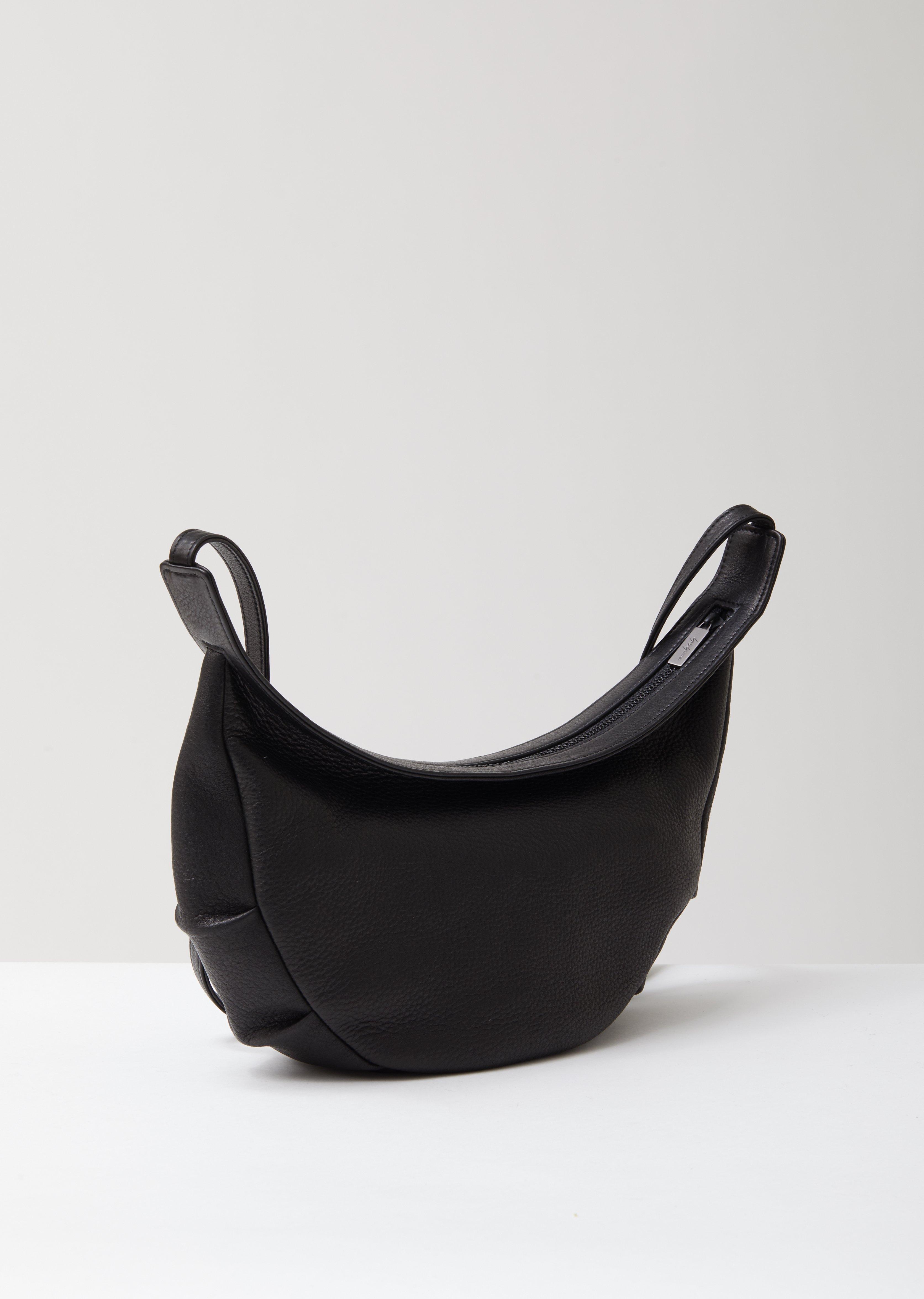 Yohji Yamamoto Leather Crossbody Bag in Black | Lyst