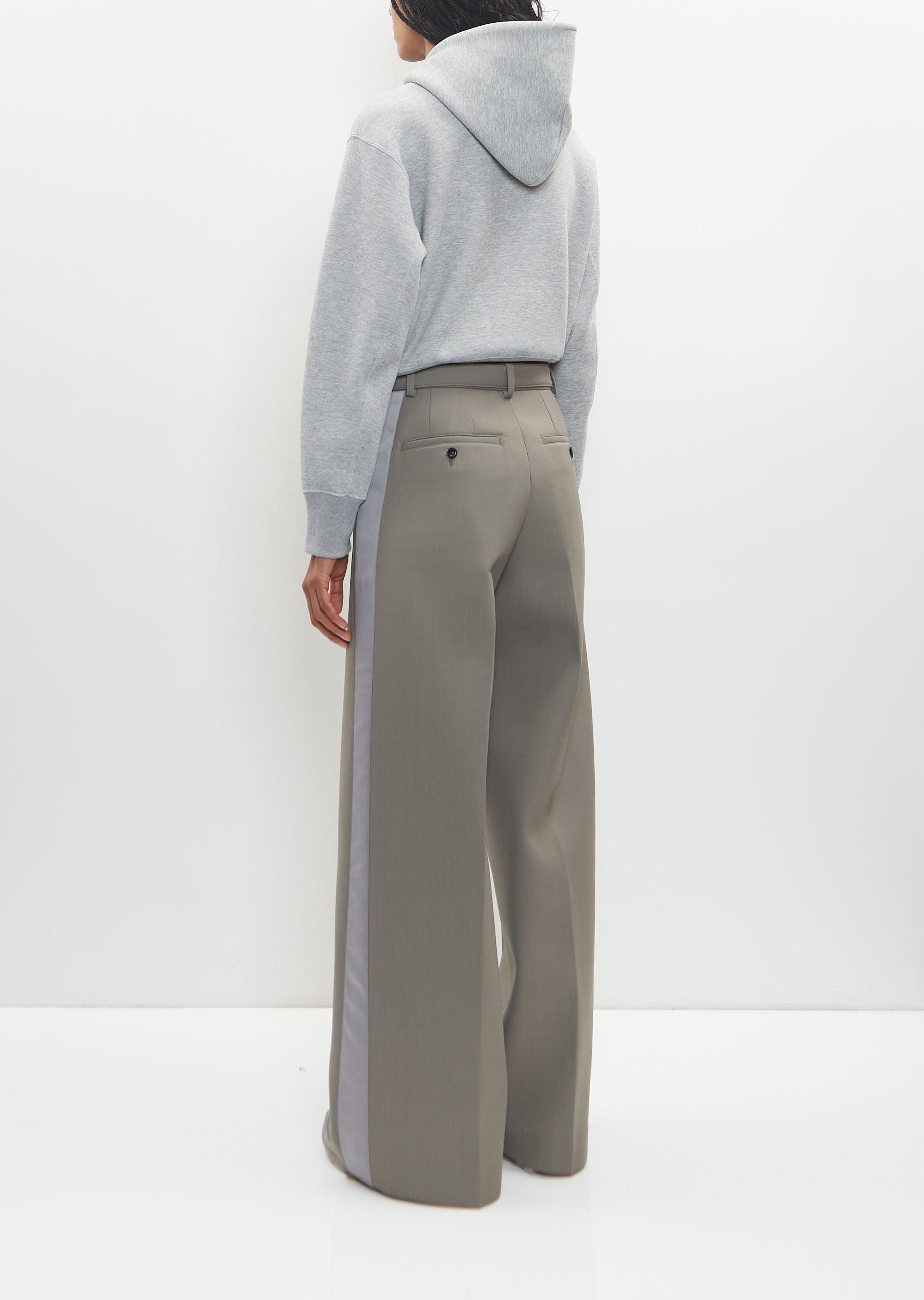【sacai】23aw Suiting Bonding Pants サイズ1 sacai Suiting Pants Black Taupe | HAVEN