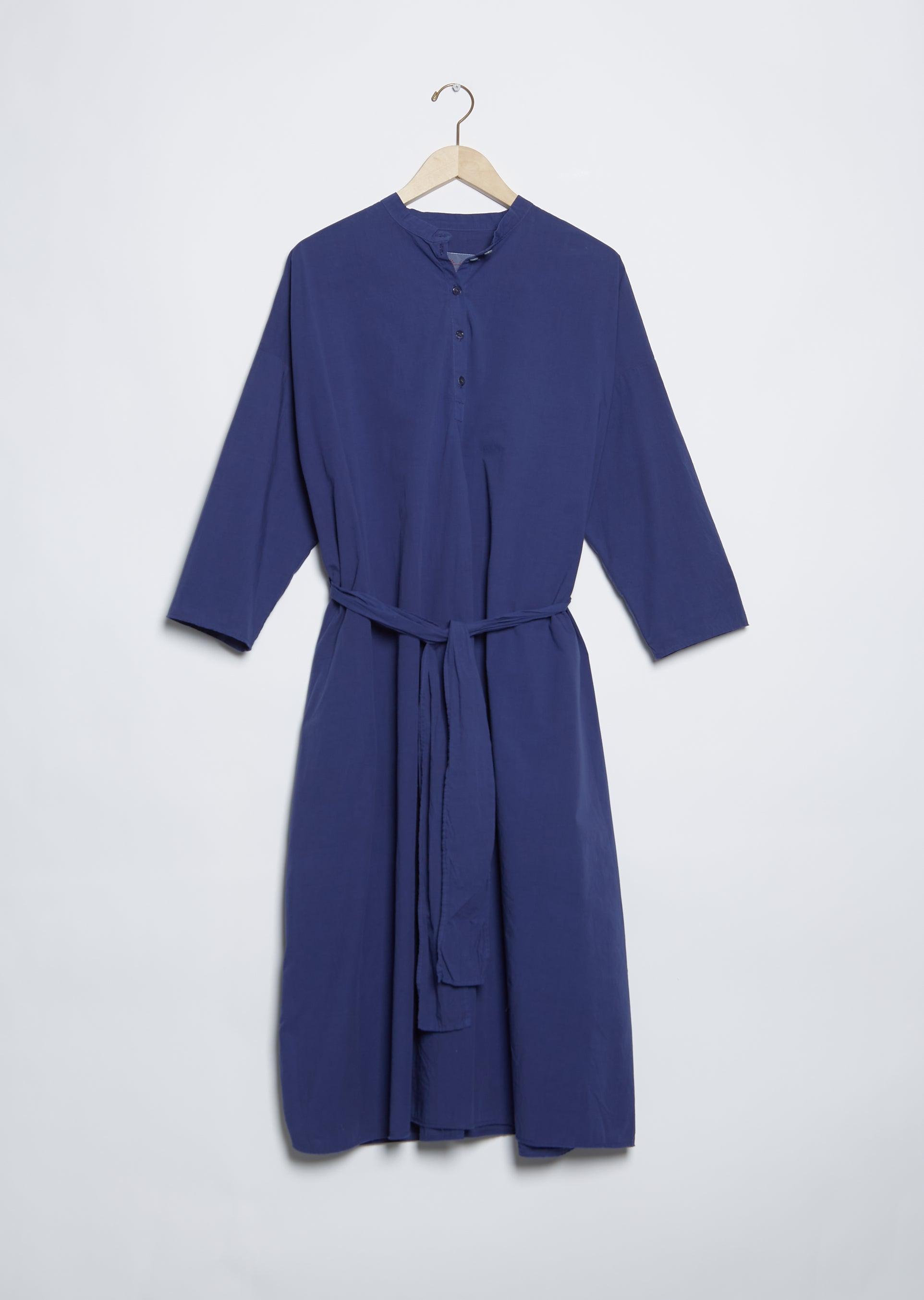 Manuelle Guibal Cotton Robe Tunique Mao Zani in Blue | Lyst