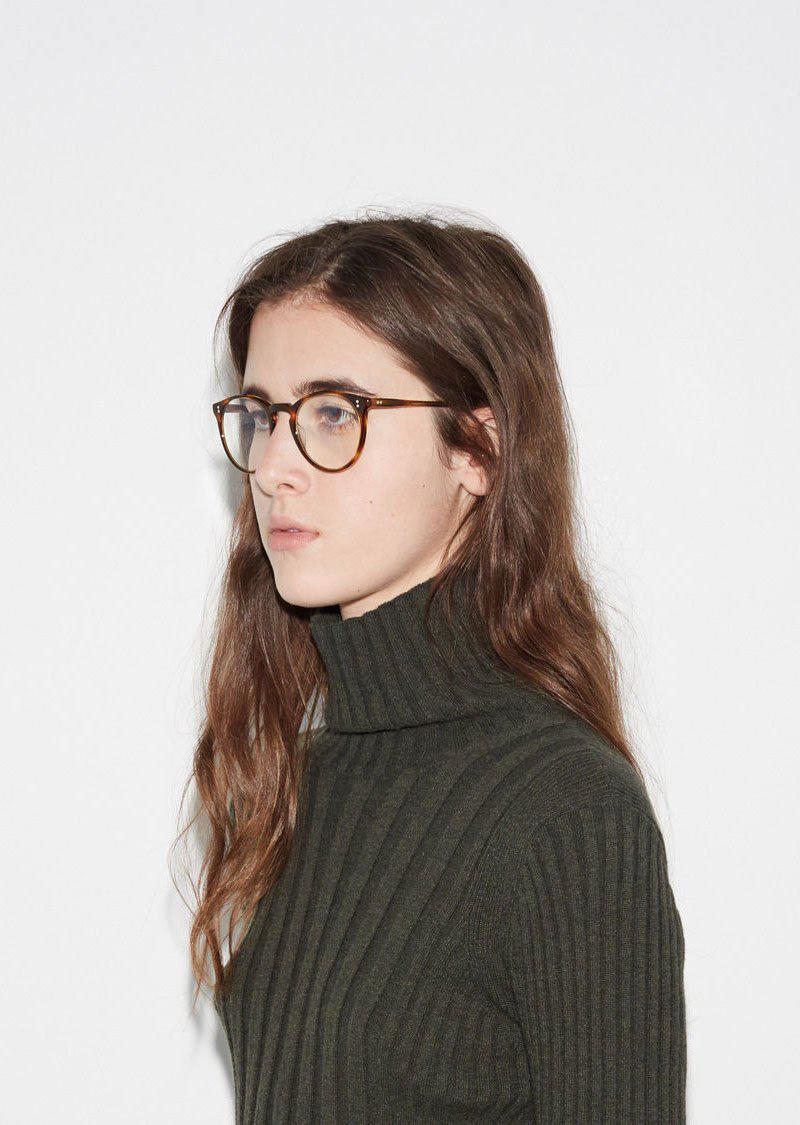 oliver peoples - multicolor omalley nyc glasses - lyst