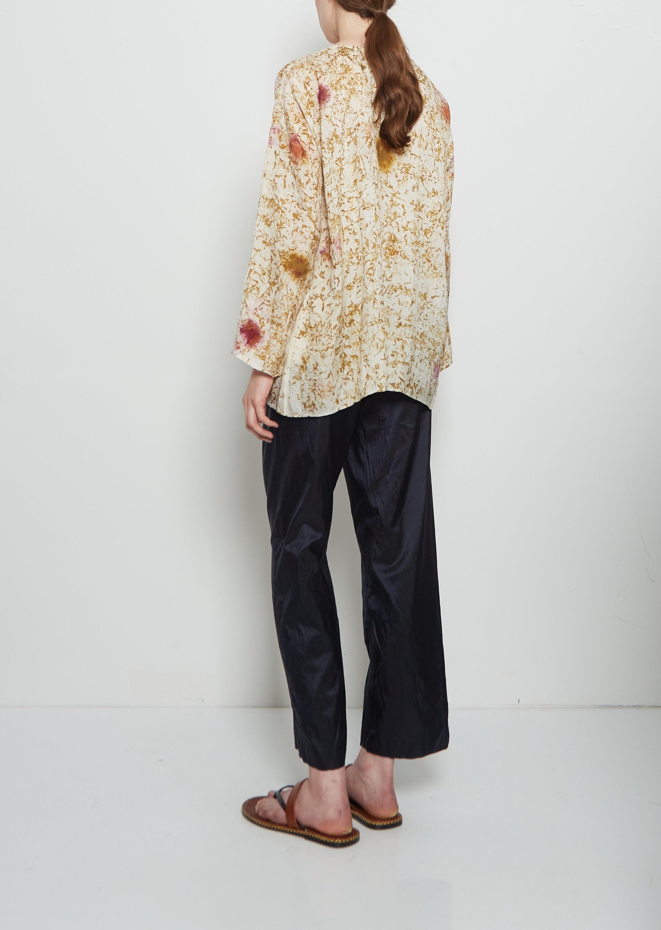 Dosa Temple Blessings Silk Long Tunisian Top in Blue | Lyst