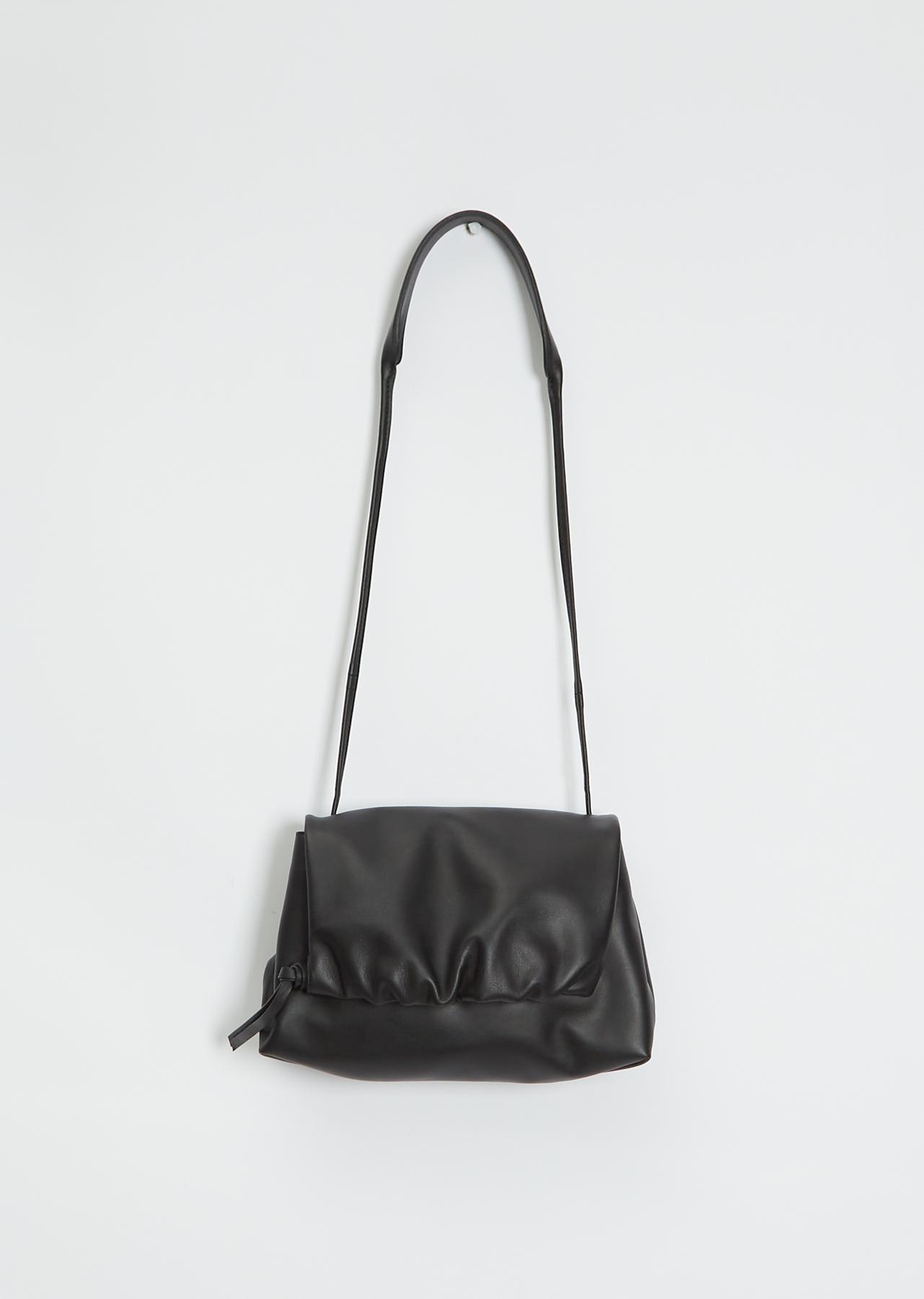 Dries Van Noten Leather Twist Top Handle Bag