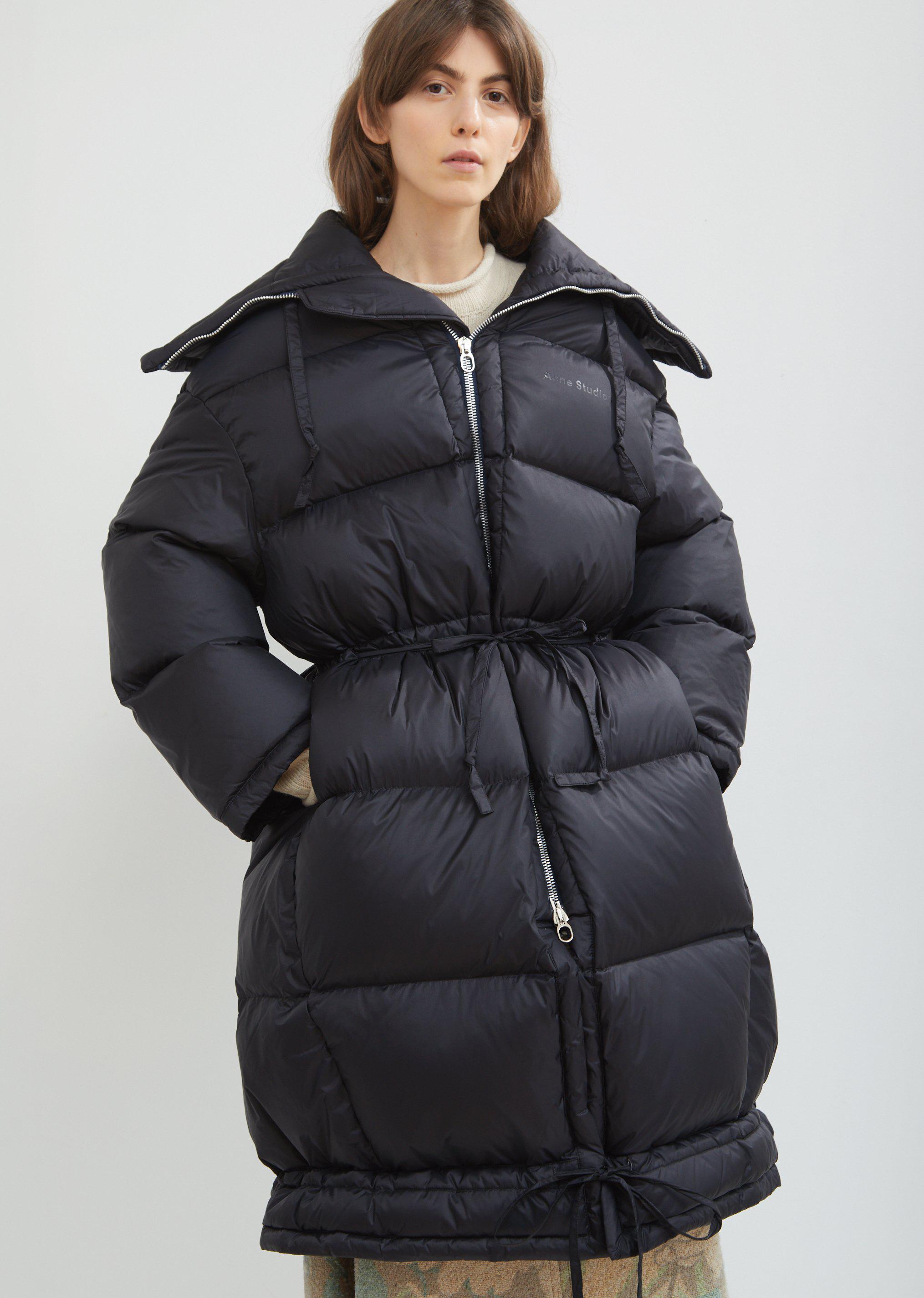 acne puffer coat
