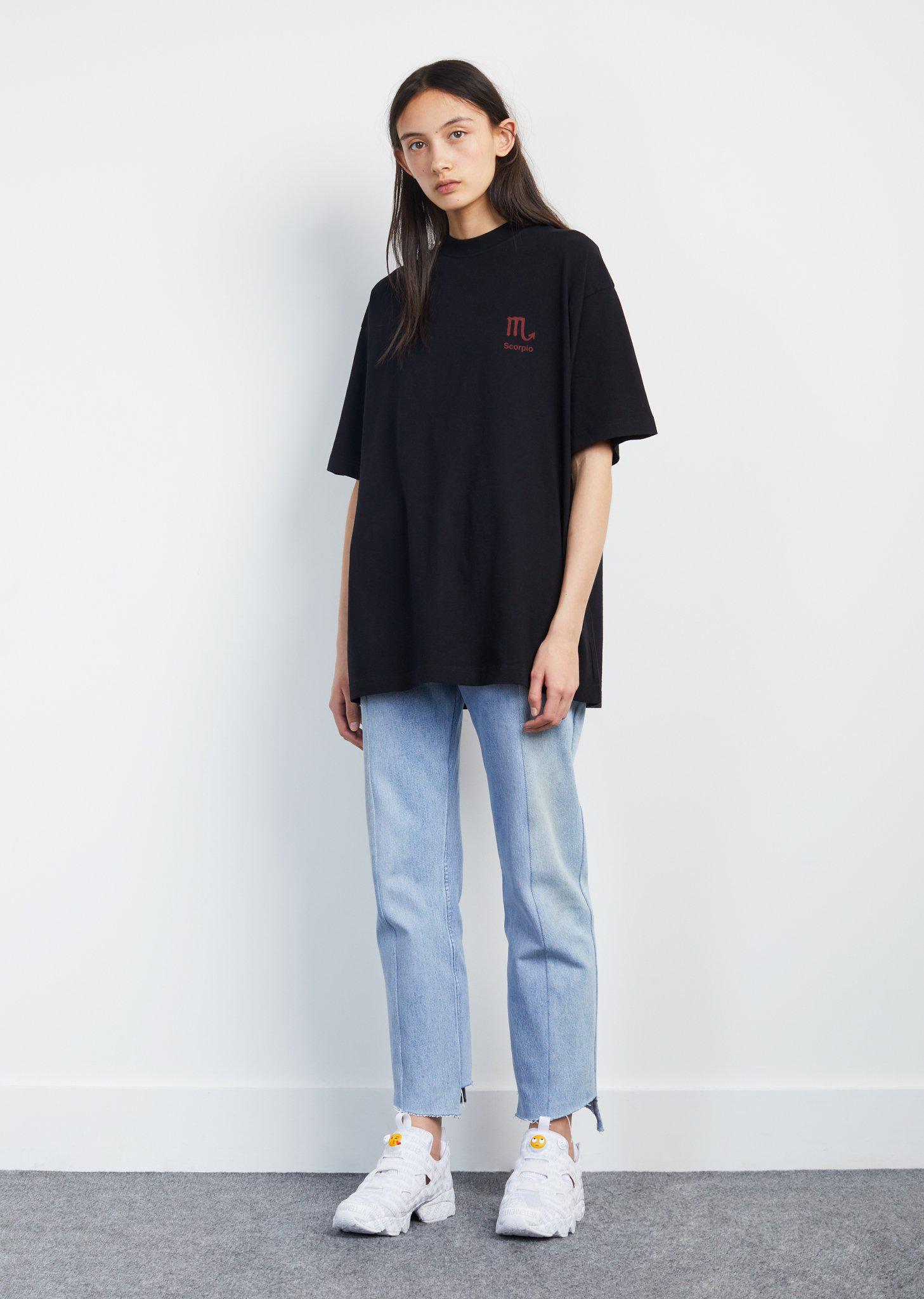 Vetements Cotton Scorpio Horoscope Tee 