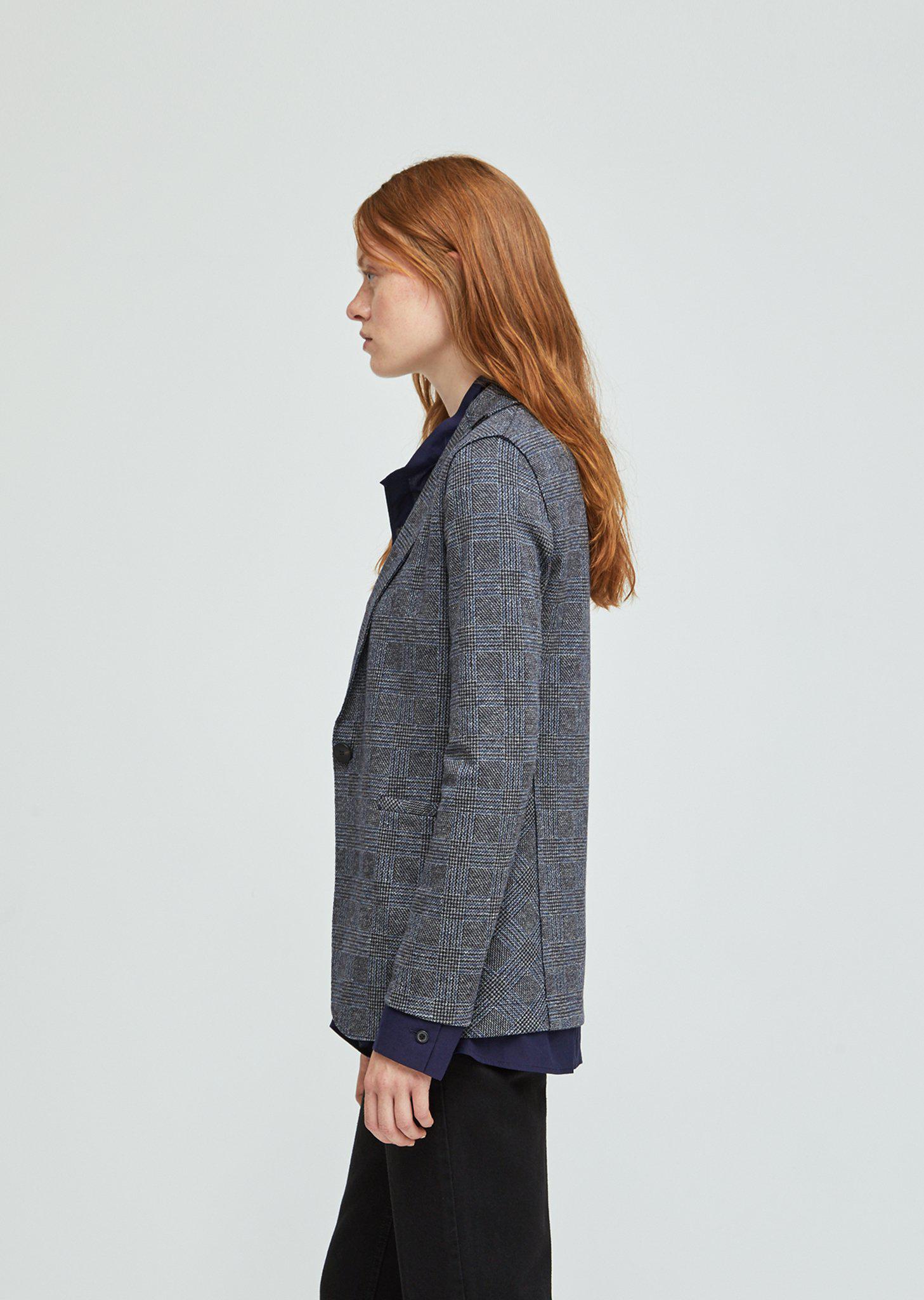 cotton boyfriend blazer