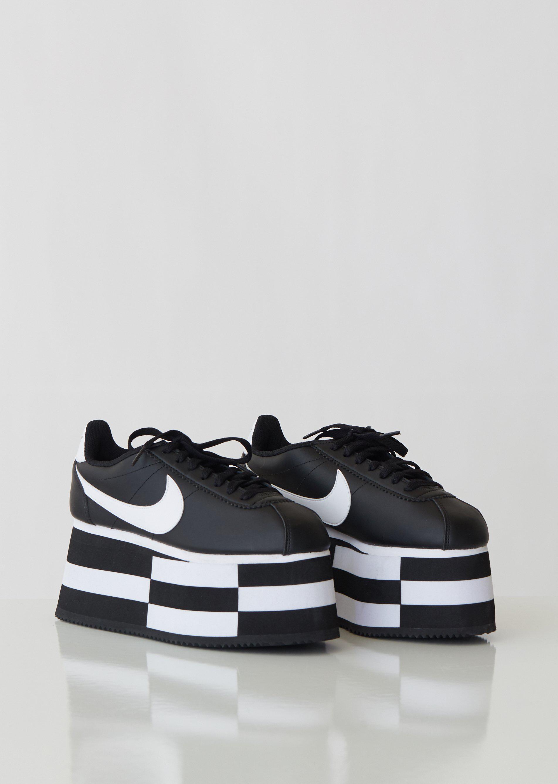 comme des garcons nike platform shoes