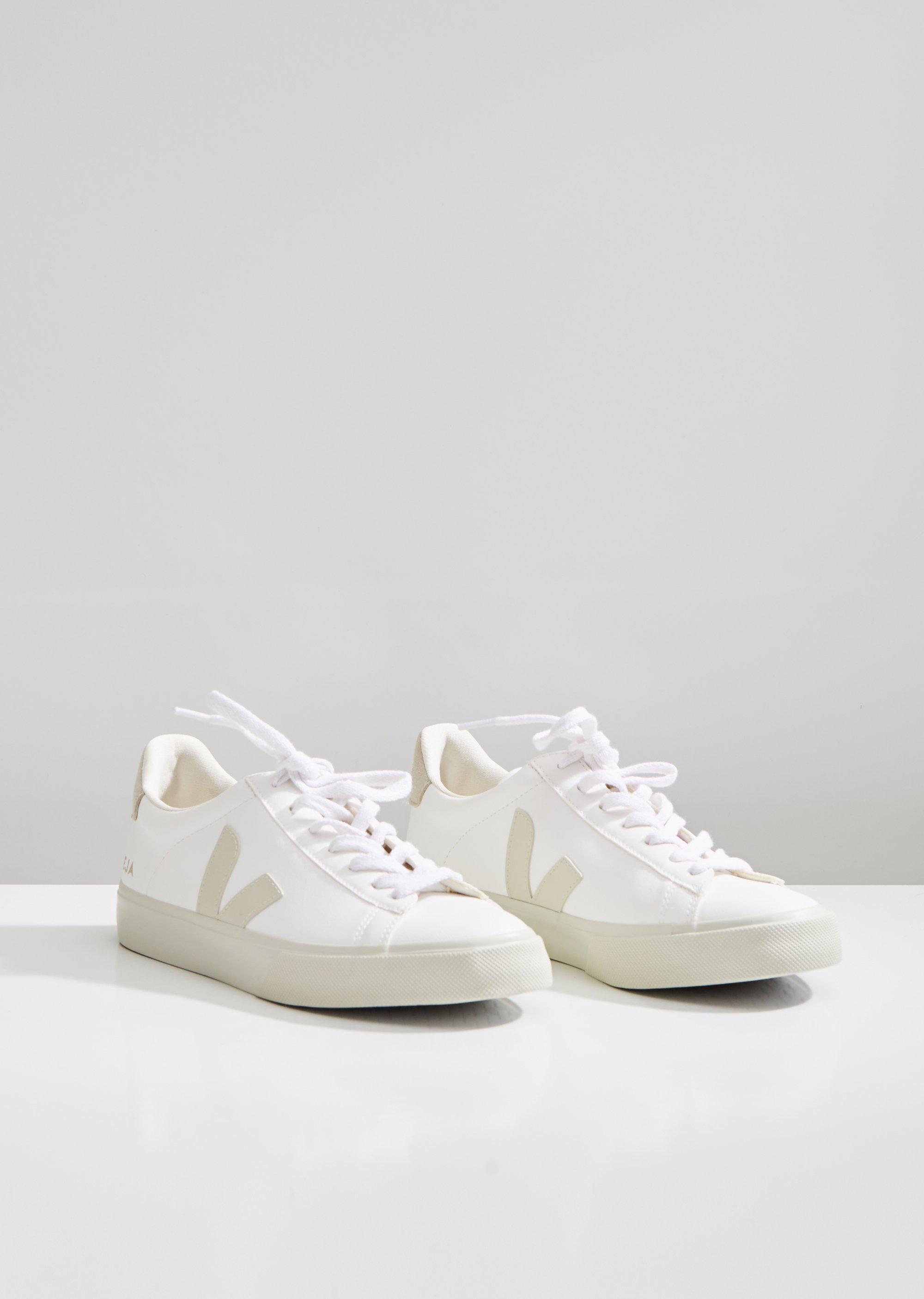 Veja Leather Campo Sneakers in White | Lyst