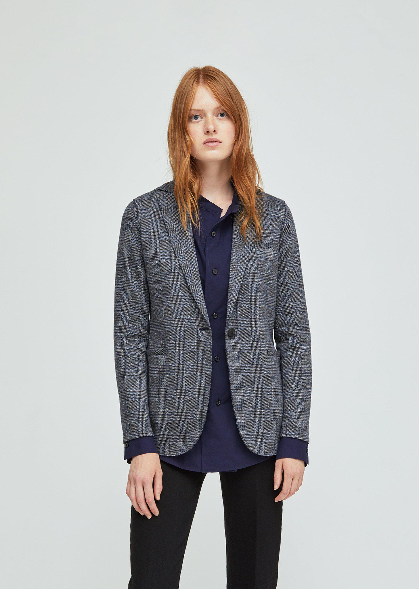 cotton boyfriend blazer