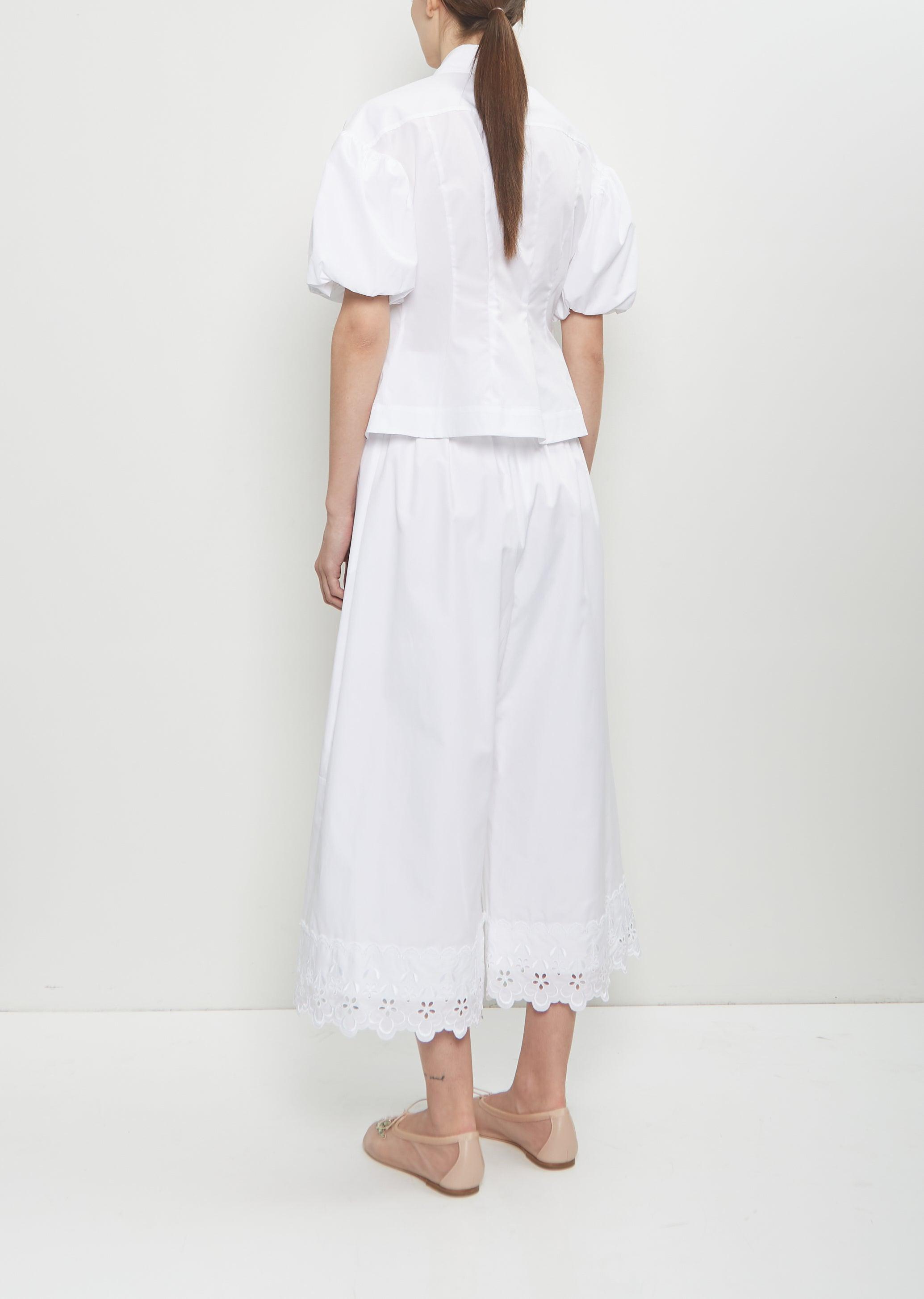 【送料&関税込】Simone Rocha Cropped Trousers Simone Rocha Cropped Tailored Trousers | Grey | FARFETCH GE