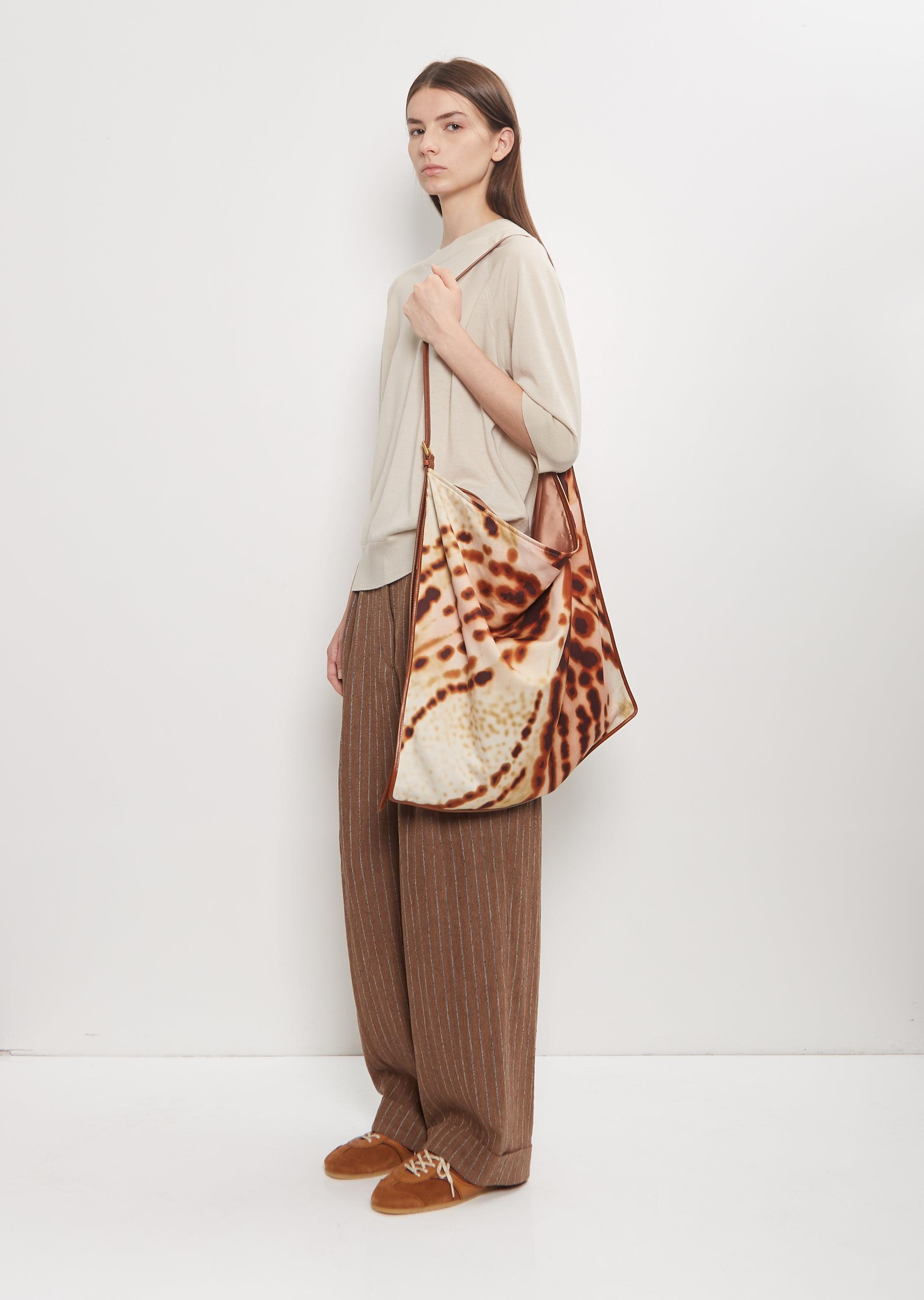 Dries Van Noten Scarf Bag, Large in Natural | Lyst