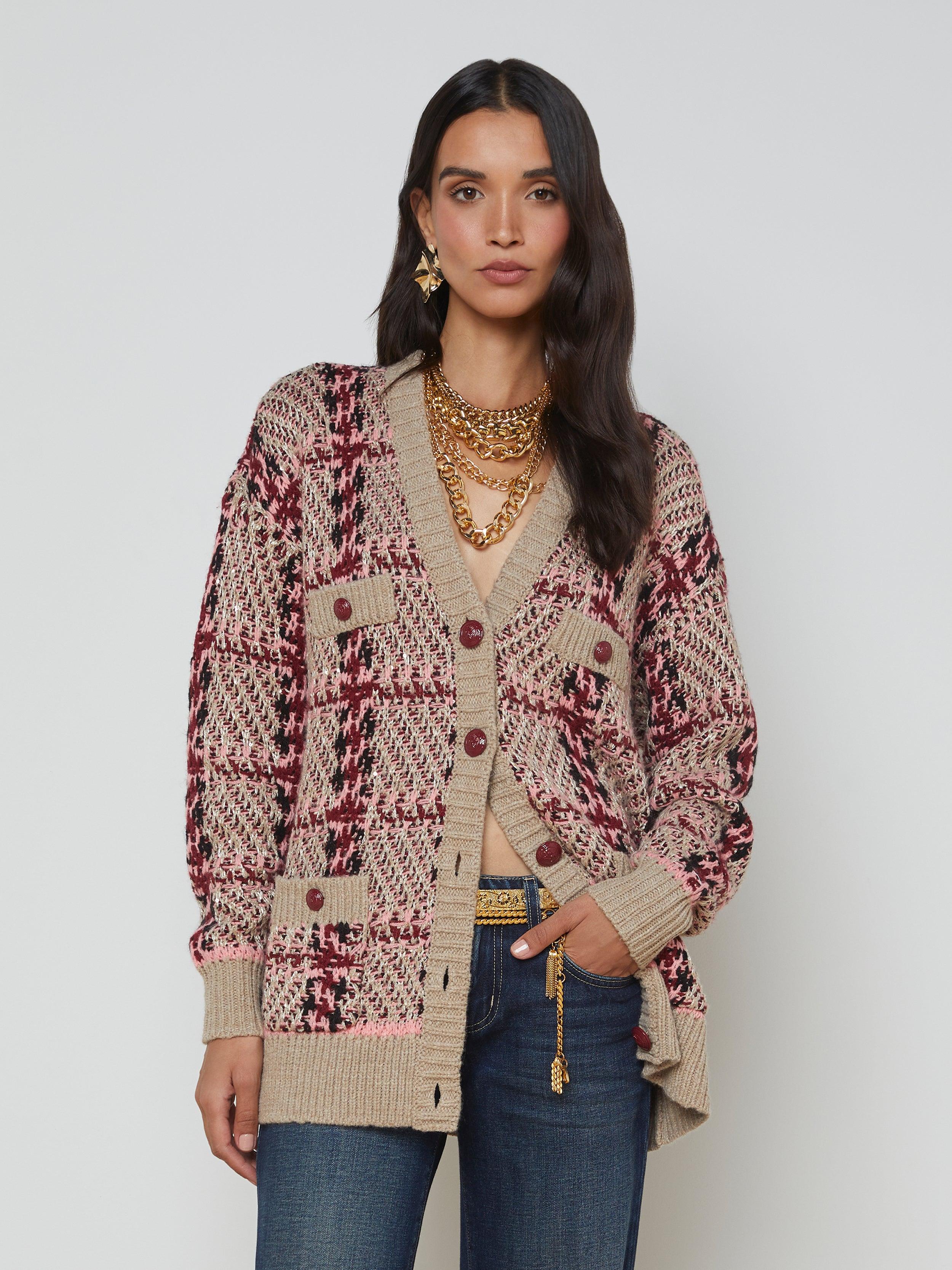 Ladies sequin cardigans hotsell