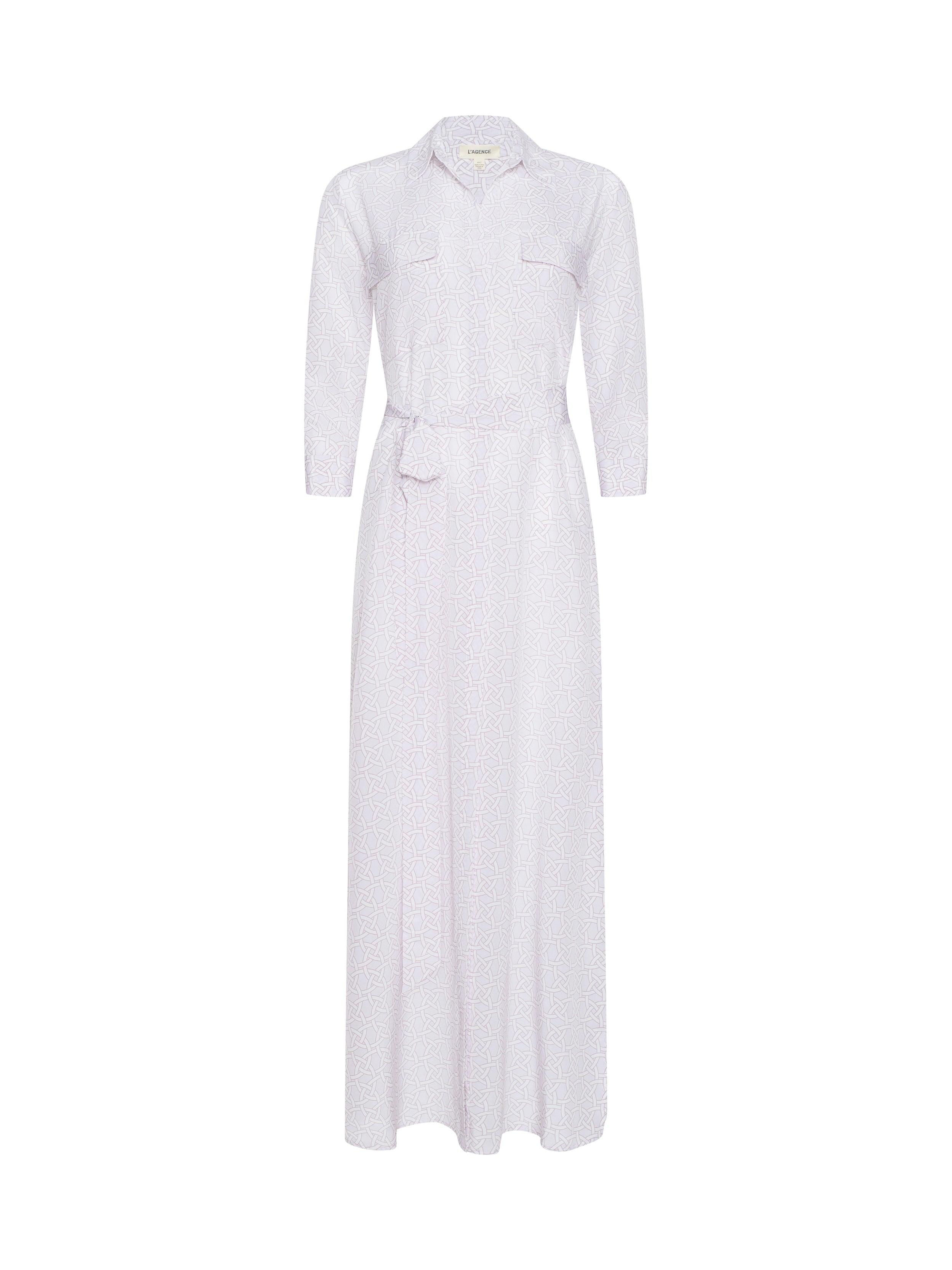 l'agence cameron shirt dress L'Agence Cameron Button-Front Maxi Shirt Dress
