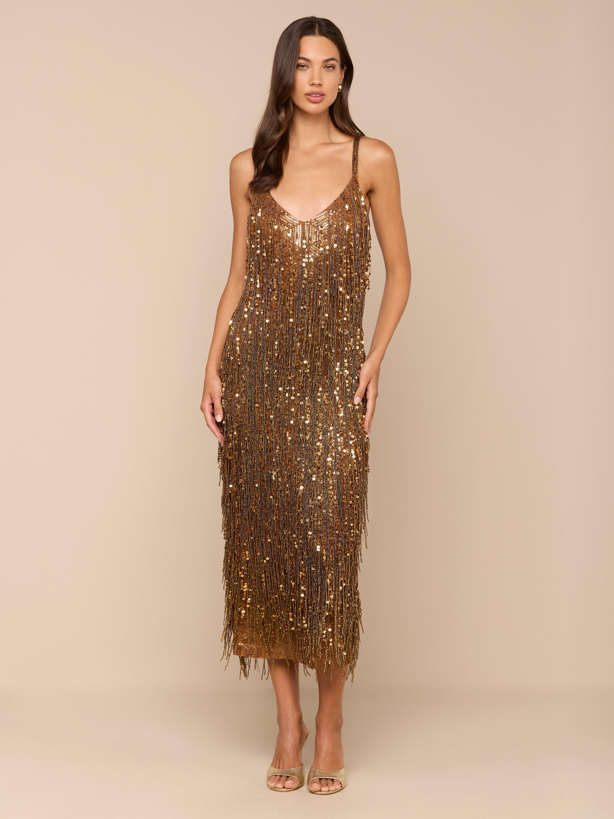 gold sequin dresses uk Peyton Dress main image 1
