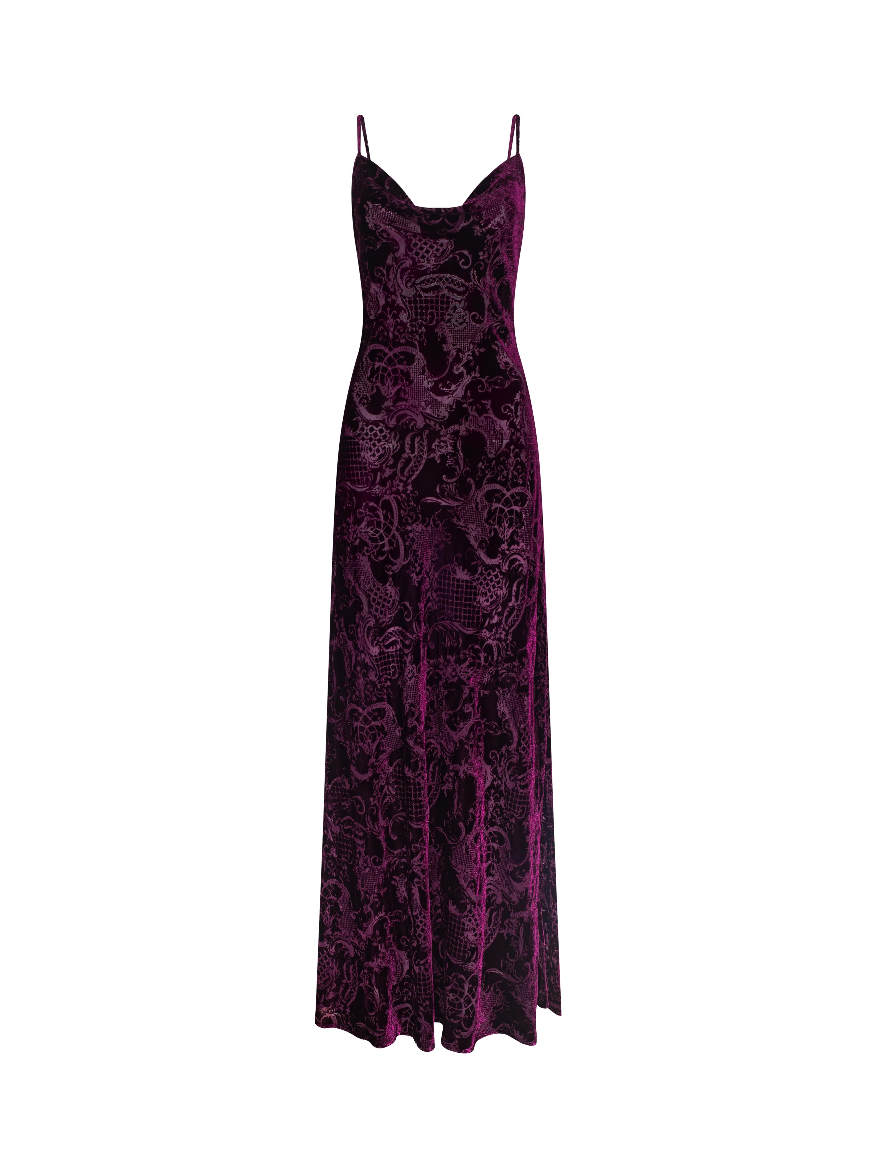 L'Agence Christine Burnout Velvet Dress in Red | Lyst L'Agence Christine Burnout Velvet Dress in Red | Lyst