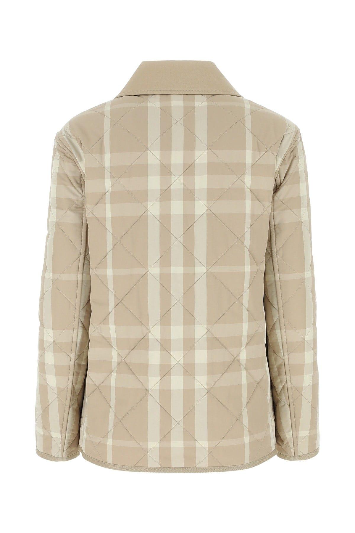 Burberry Giacca-l in Natural | Lyst