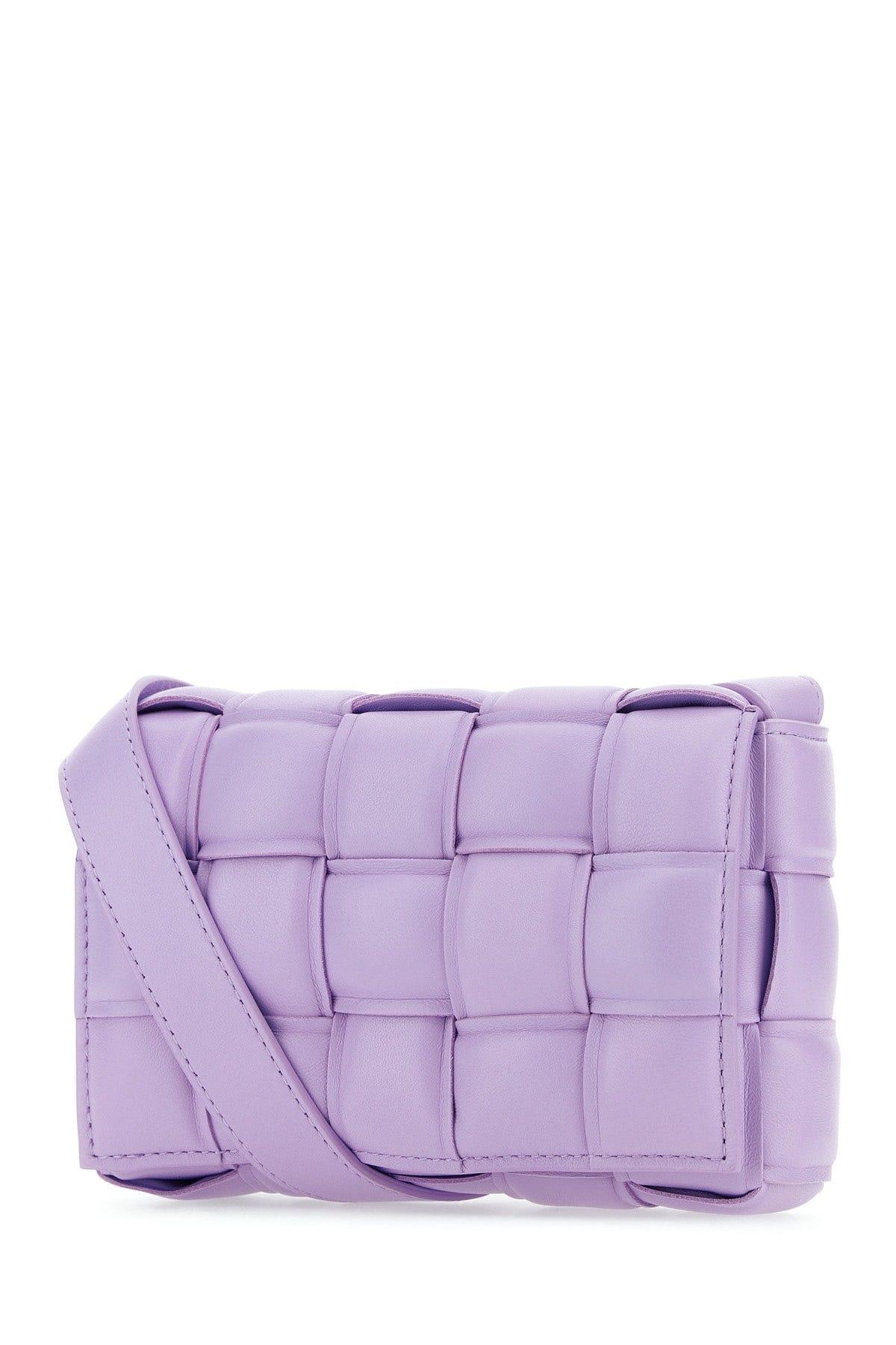 BOTTEGA VENETA Nappa Maxi Intrecciato Padded Cassette Crossbody Bag  Lavender | FASHIONPHILE