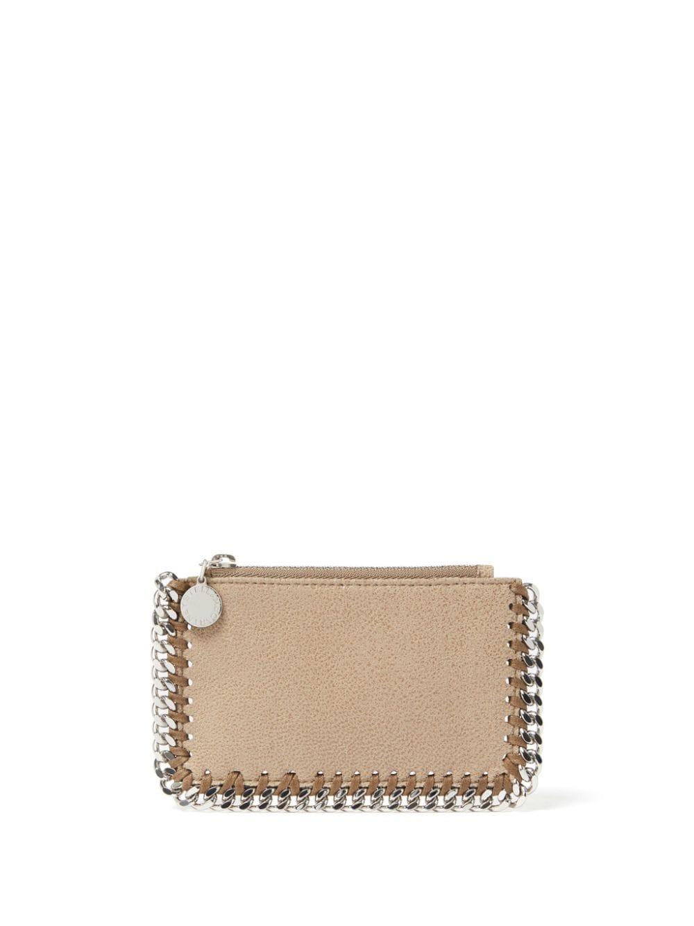 Stella McCartney Falabella Chain Link Metallic Purse in Natural Lyst