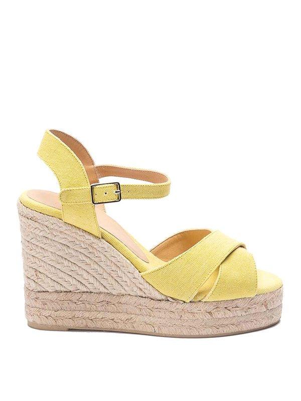 Castaner Espadrilles in Metallic Lyst UK