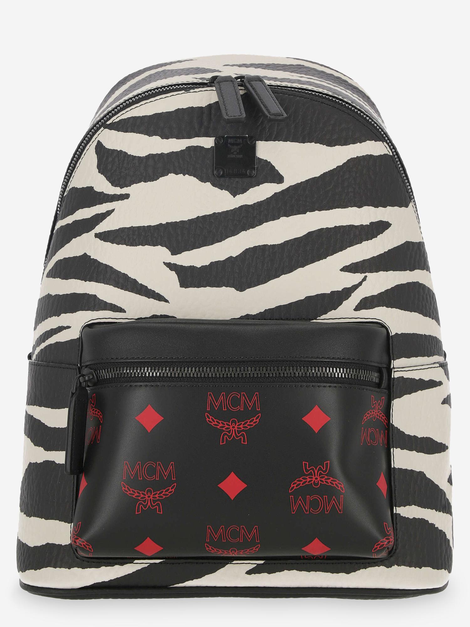 MCM Backpack in Gray | Lyst