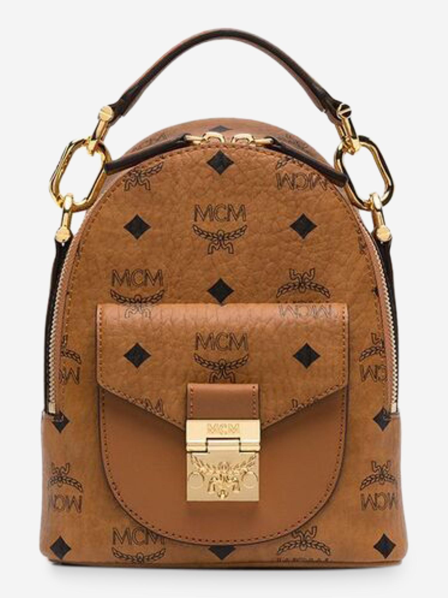 MCM Backpack in Brown | Lyst