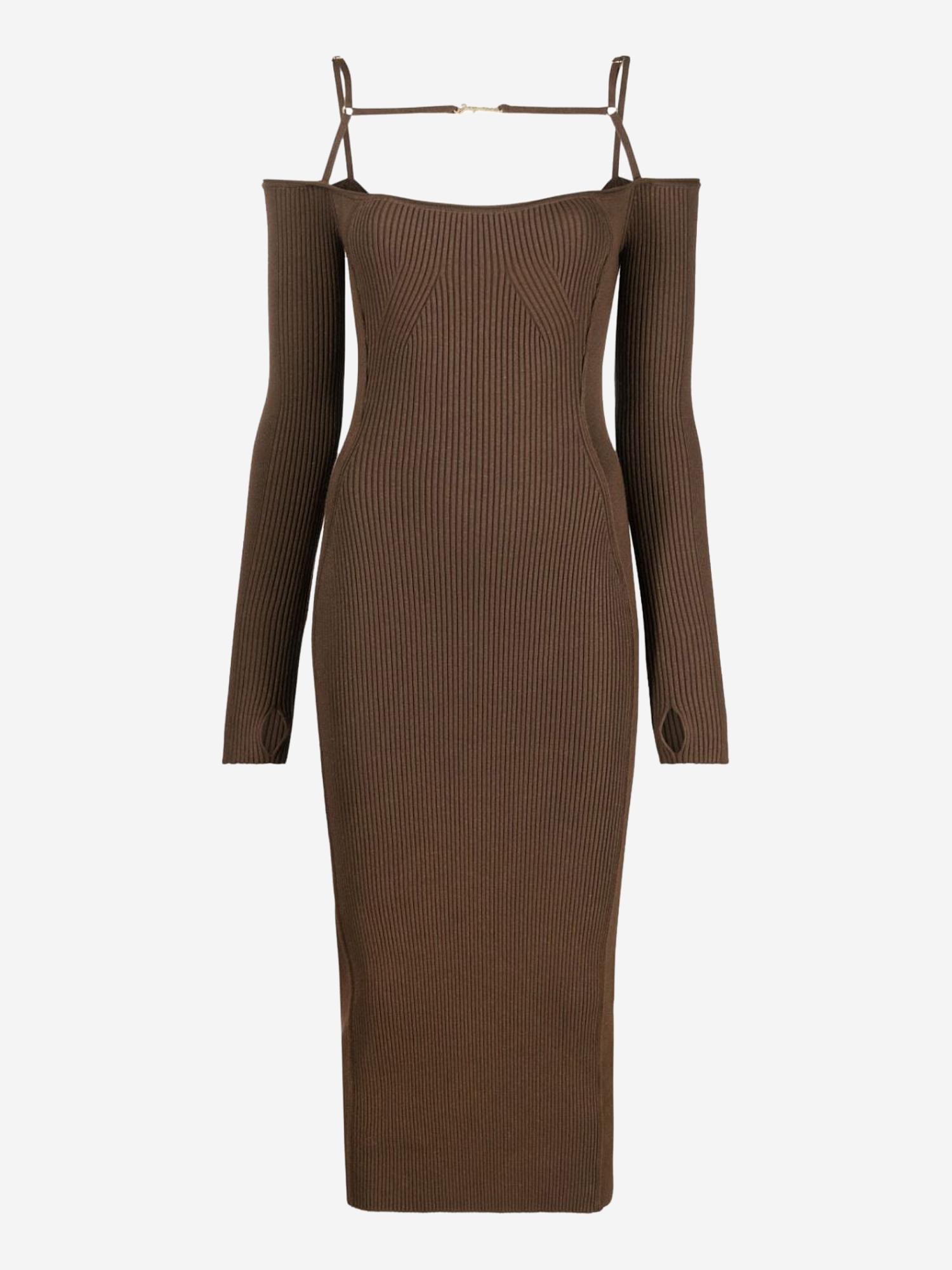 Jacquemus Dress in Brown | Lyst