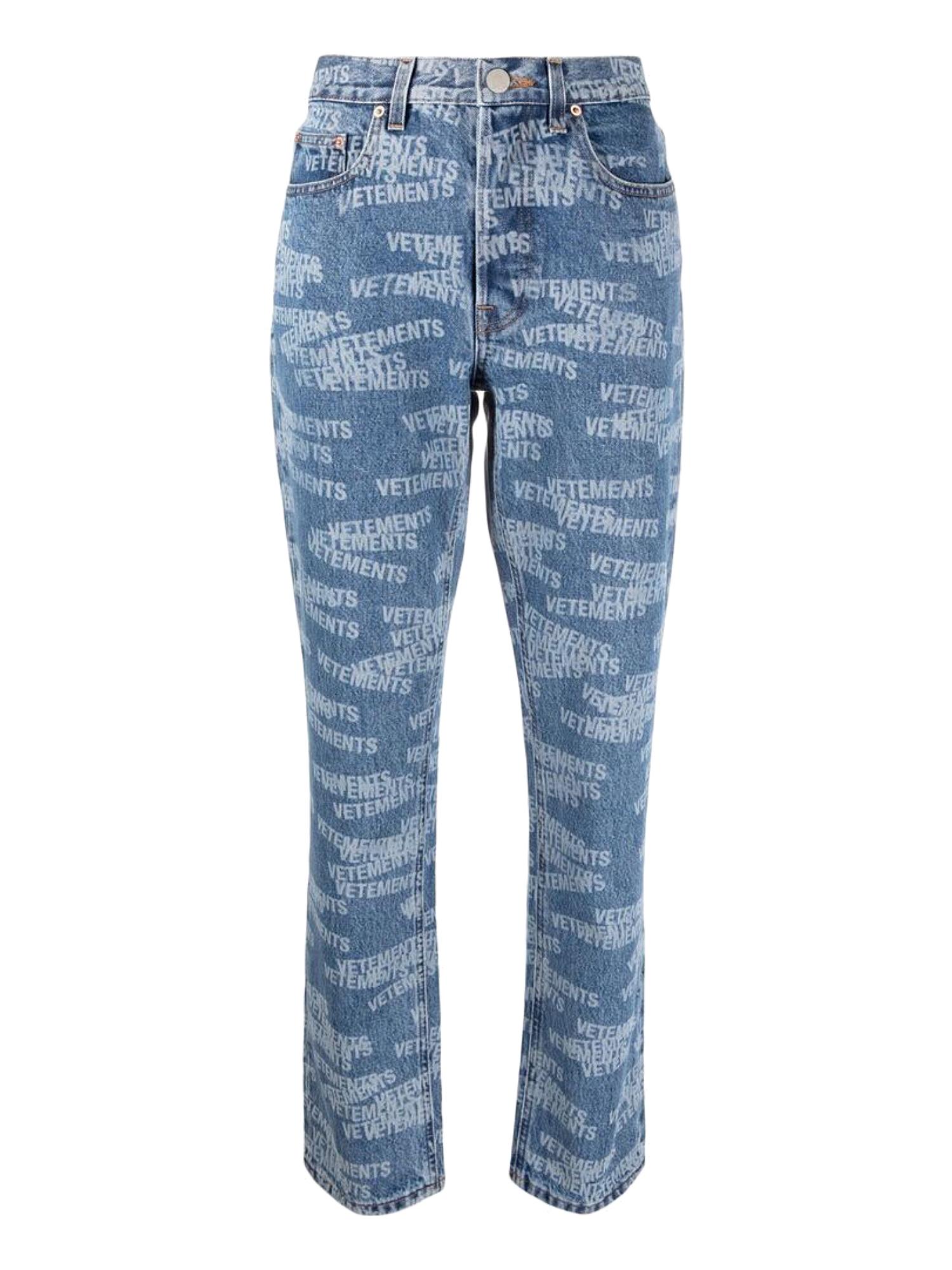 Vetements Denim Jeans in Navy (Blue 