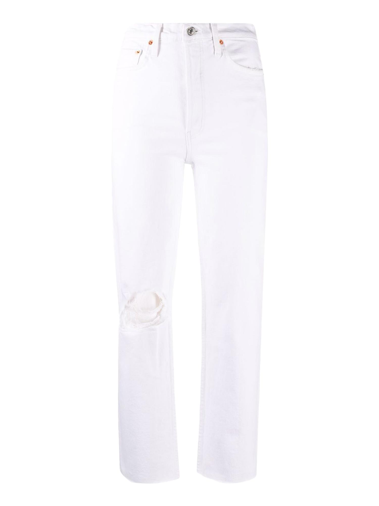 JEANS SLIM 70SRE/DONE in Denim di colore Marrone Donna Jeans da Jeans RE/DONE 