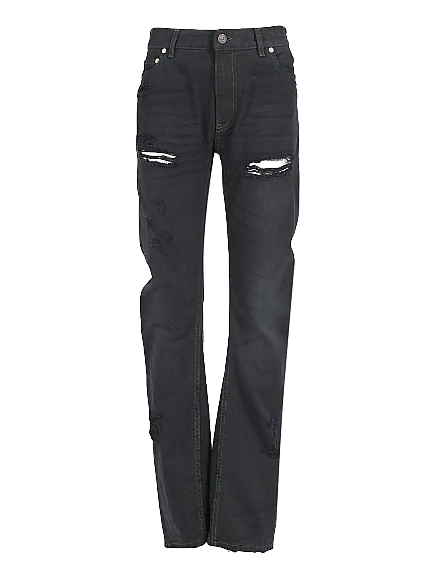 balenciaga two tone jeans
