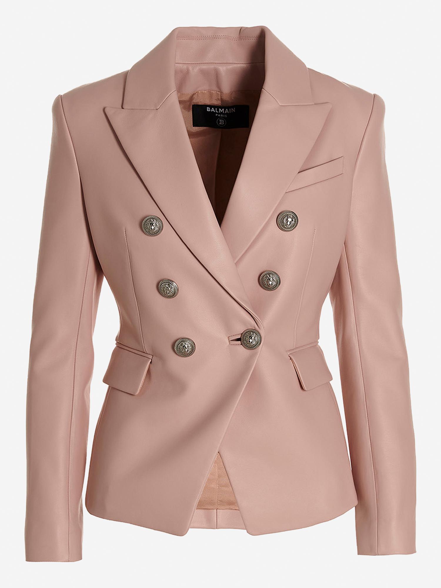Balmain Jacket in Pink | Lyst