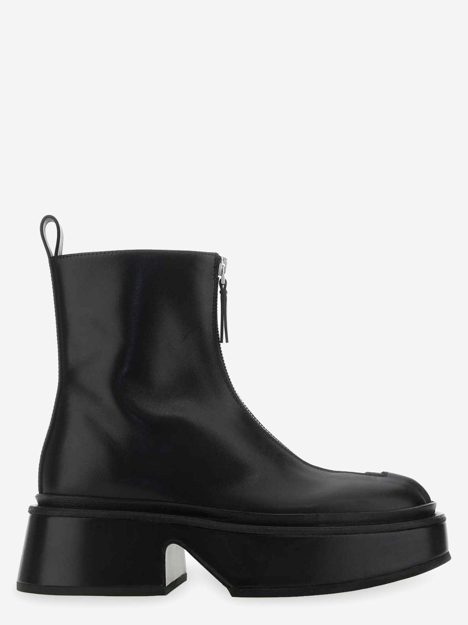 Jil sander outlet combat boots