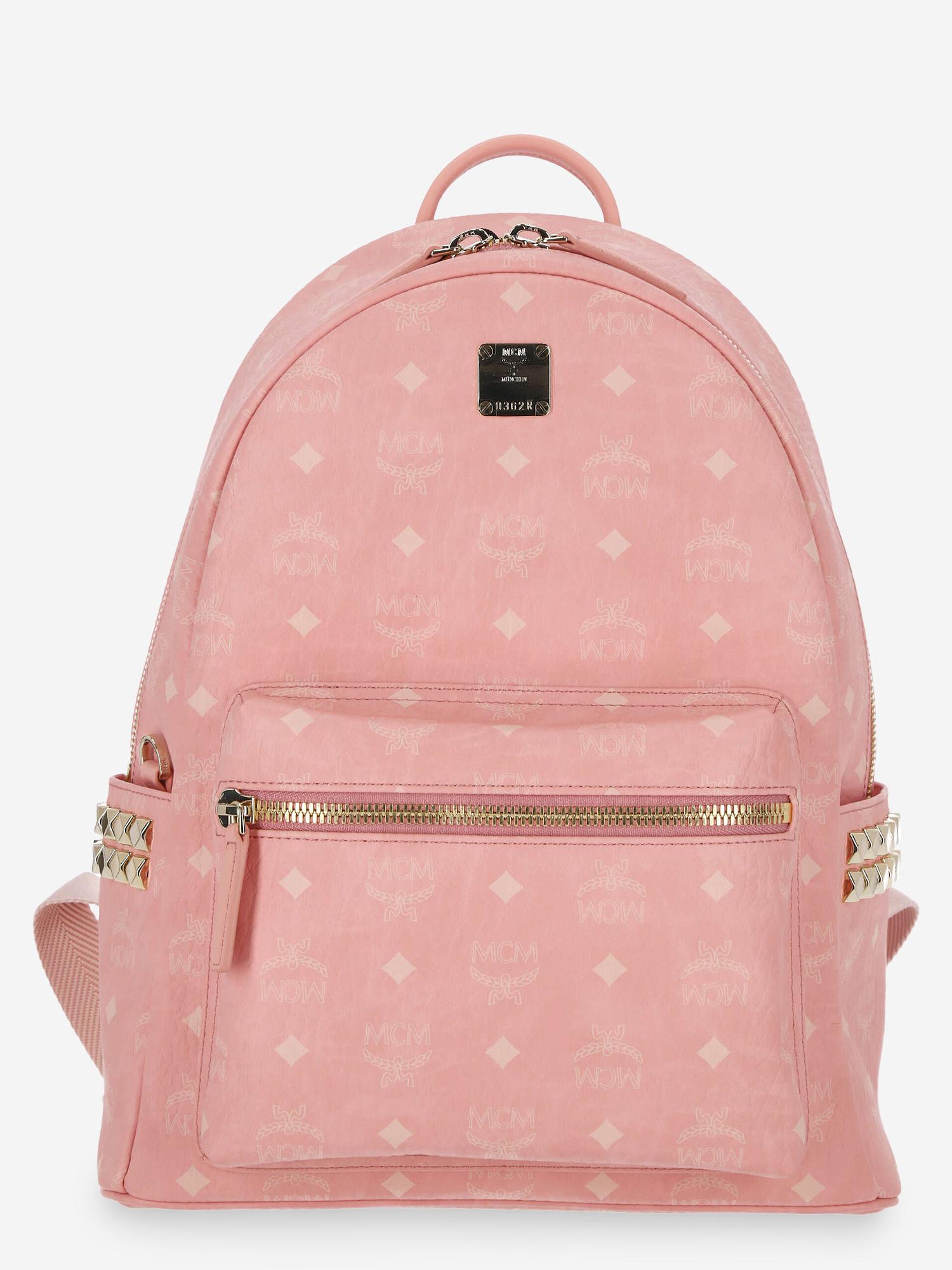 MCM Backpack in Pink | Lyst