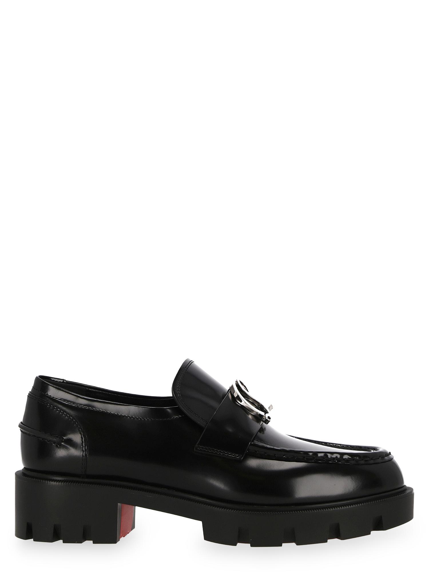 Christian Louboutin Loafer in Black | Lyst