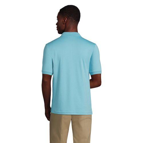 Lands' End Supima Polo Shirt in Blue for Men | Lyst UK