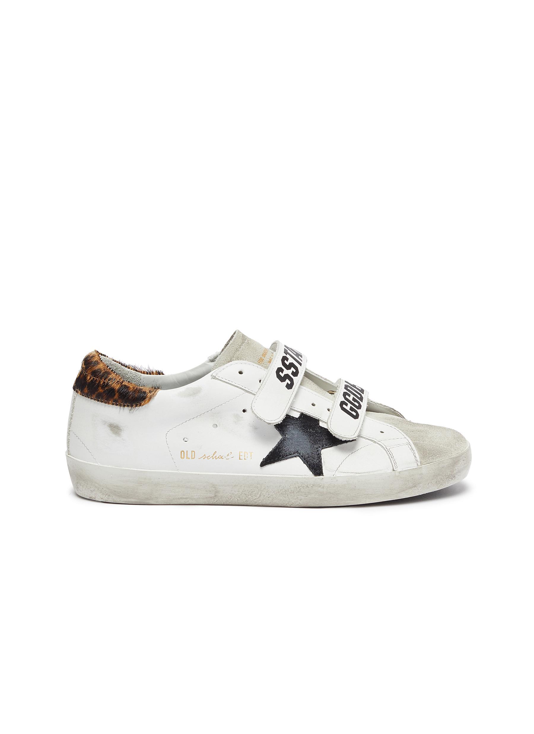 golden goose sneakers velcro