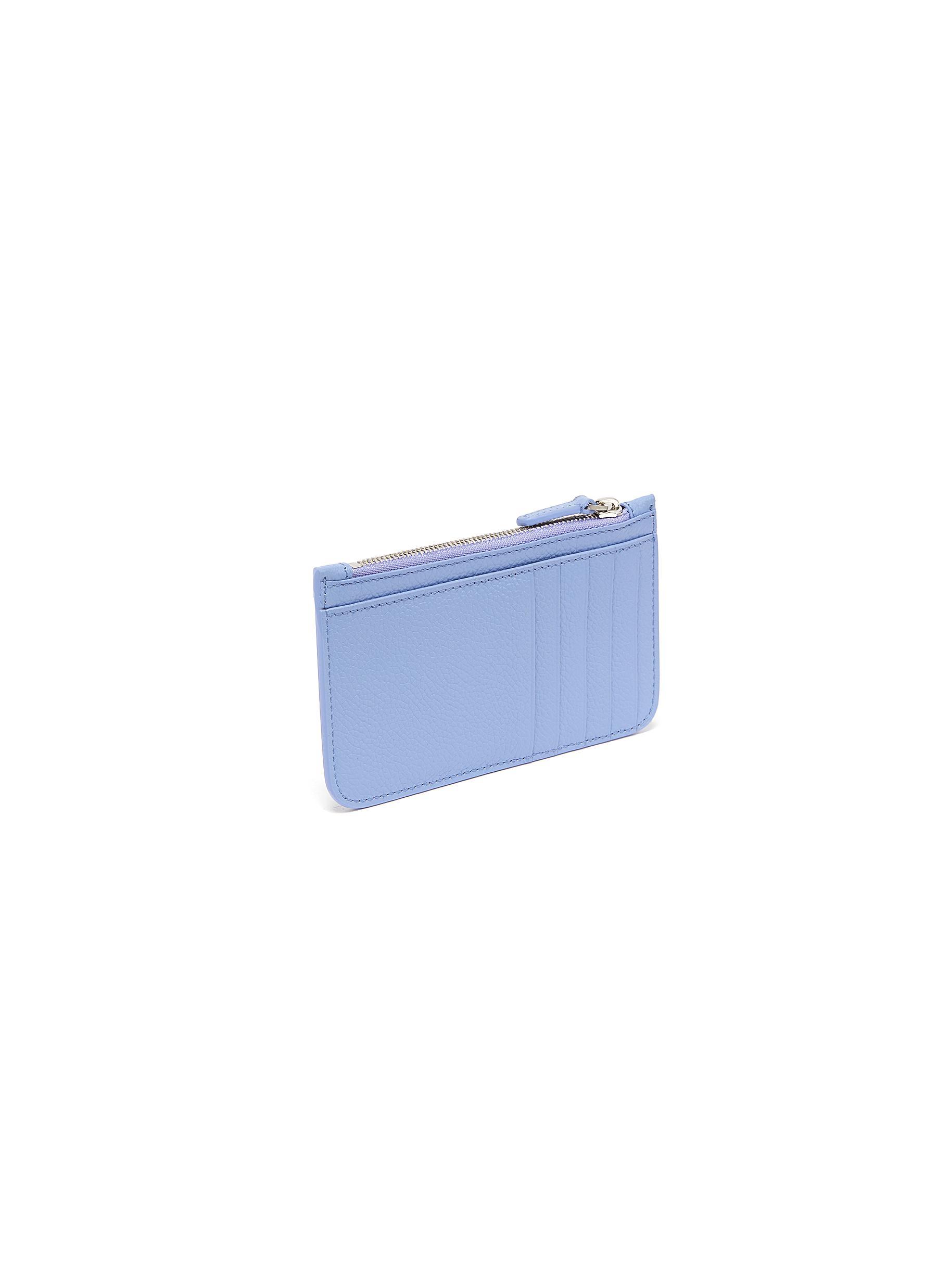 Balenciaga Leather 'cash Long' Coin And Cardholder in Light Blue 