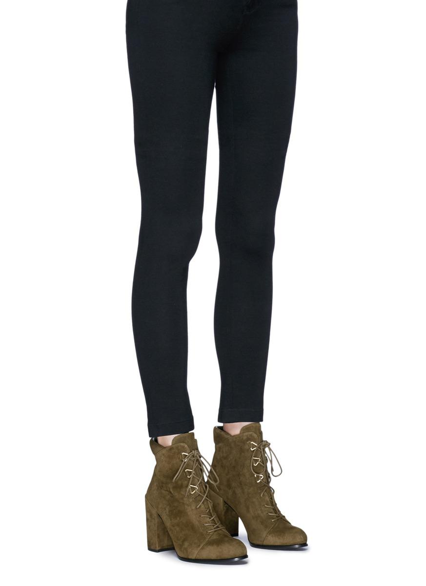stuart weitzman green boots