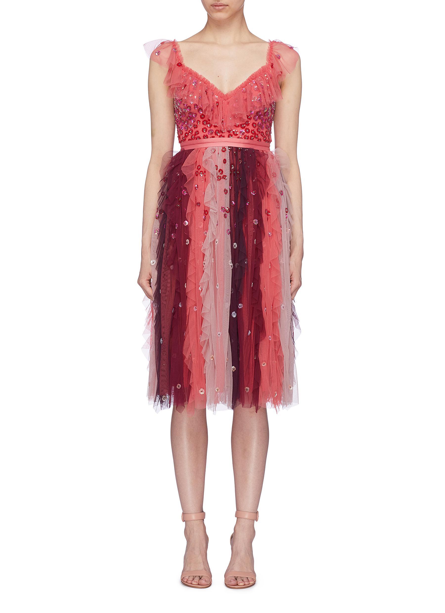 needle and thread rainbow gown