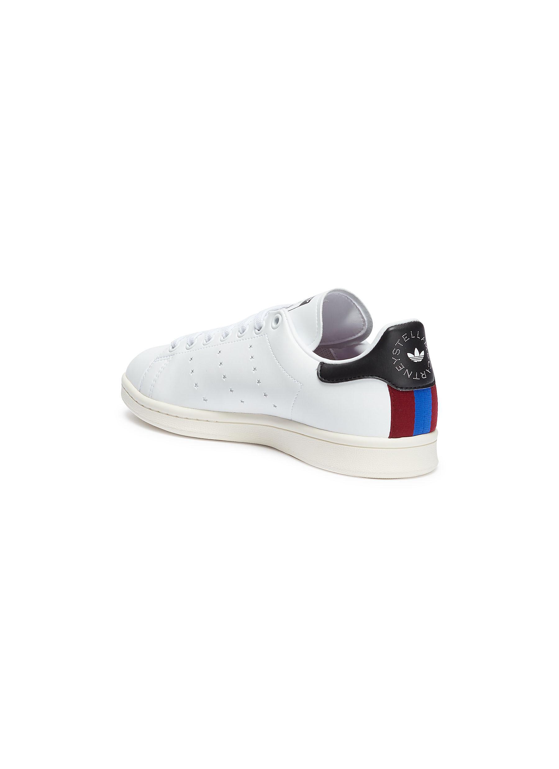 Stella McCartney X Adidas 'stan Smith' Faux Leather Sneakers in White | Lyst
