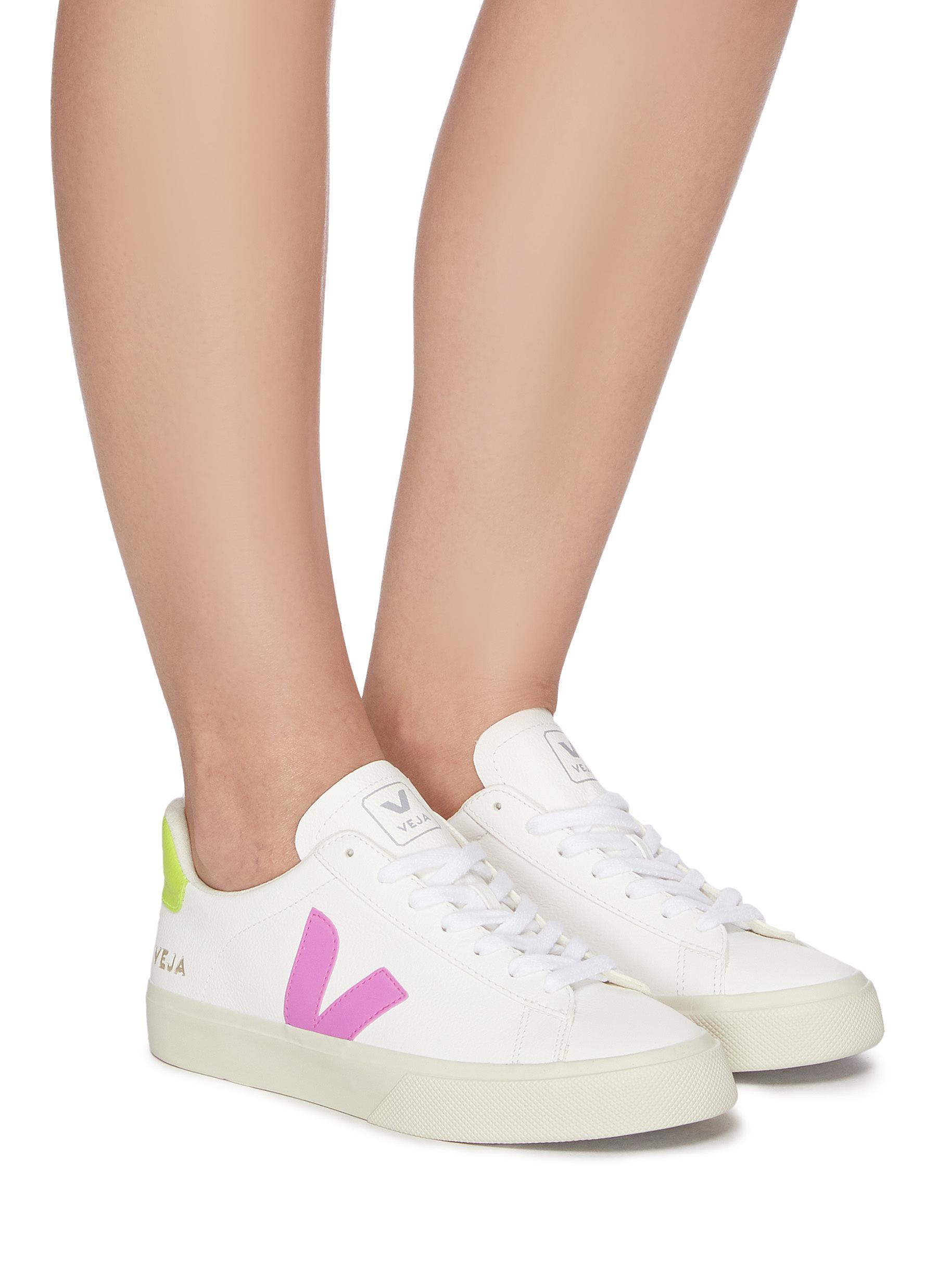 Veja 'campo' Chromefree Leather Sneakers in White | Lyst