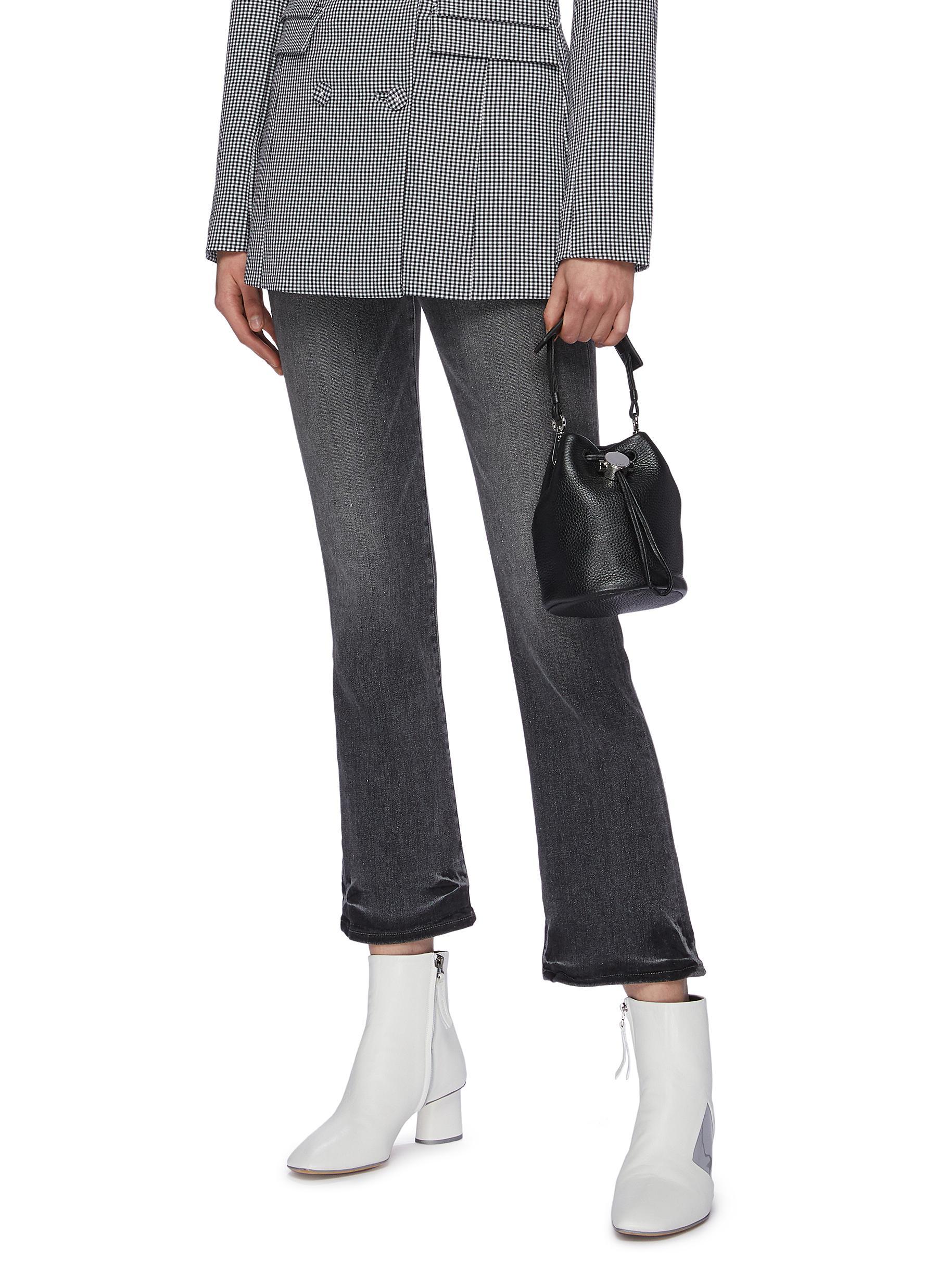 kara leather bucket bag