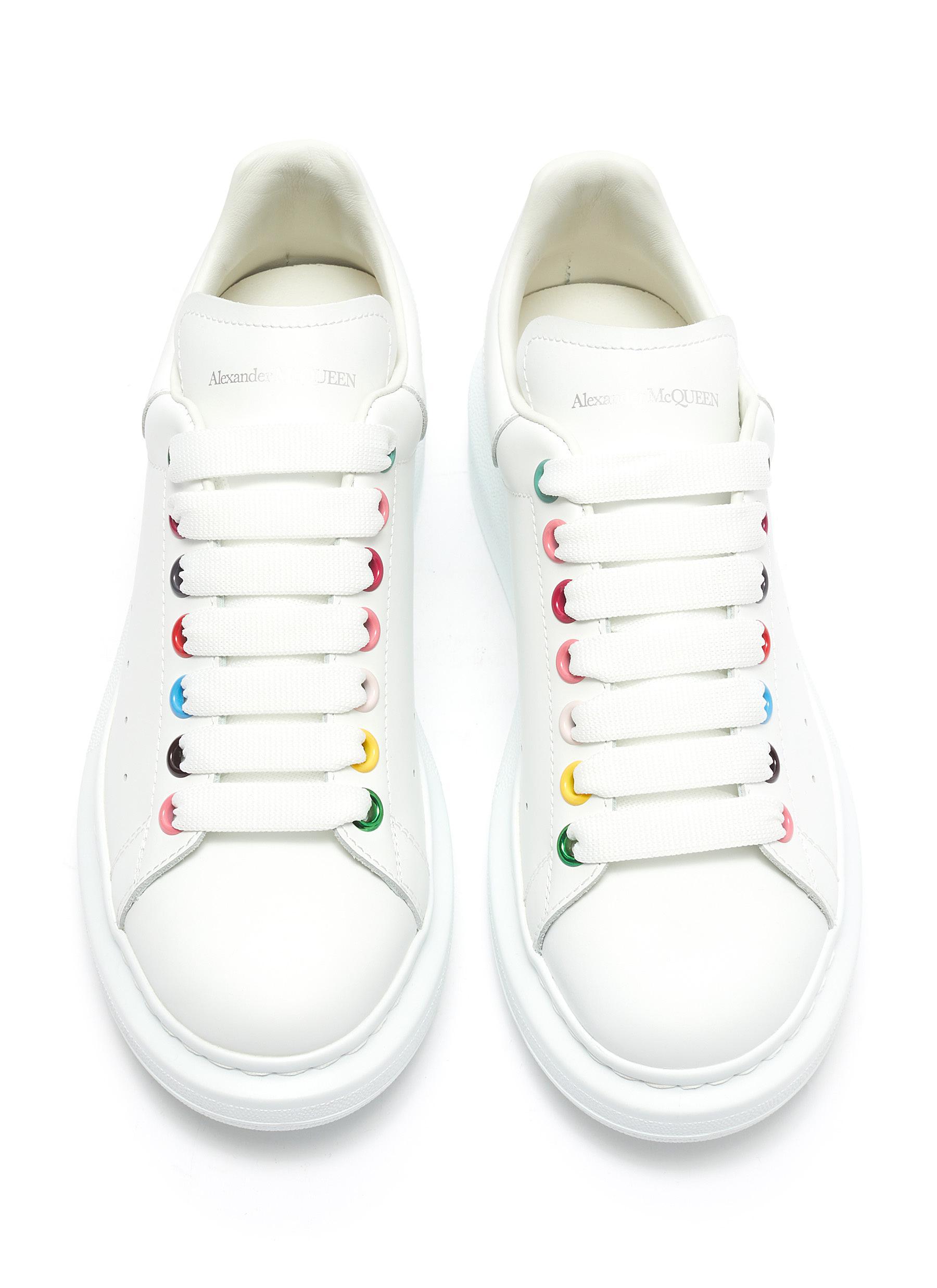 alexander mcqueen sneakers rainbow