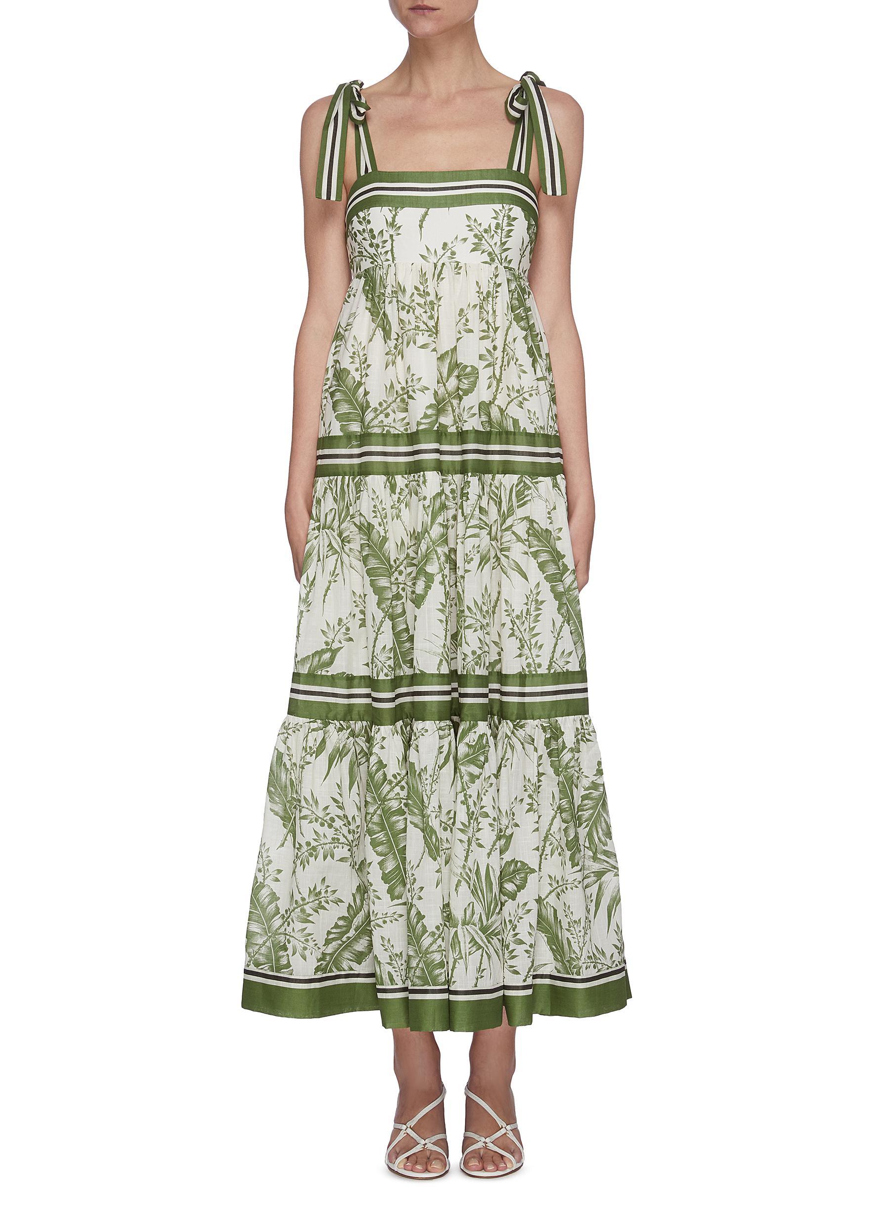zimmermann green dress
