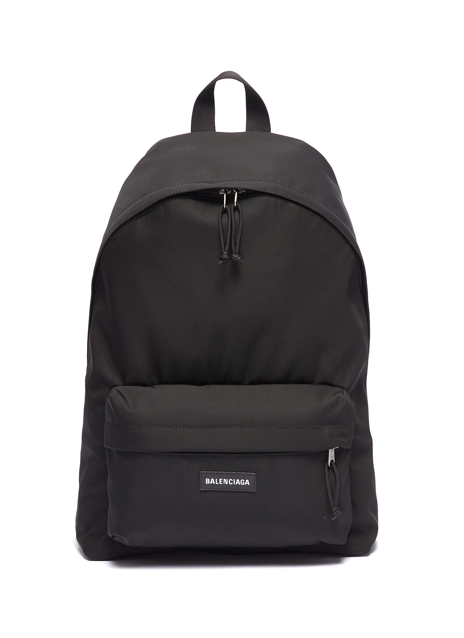 Balenciaga Synthetic 'explorer' Backpack in Black for Men - Lyst