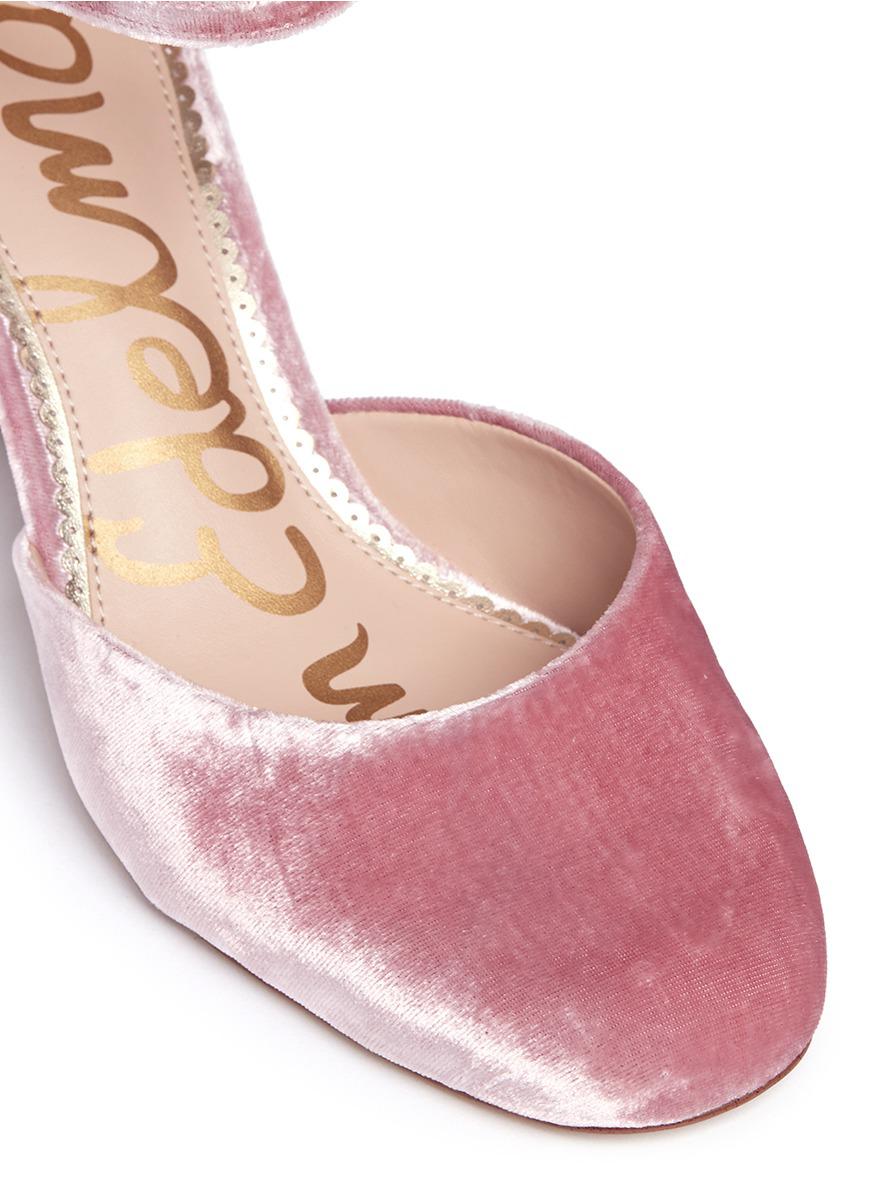 sam edelman heels pink