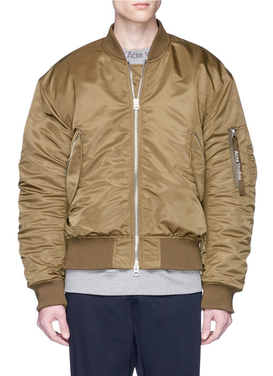acne studios makio bomber