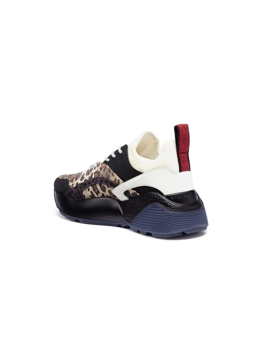 stella mccartney leopard sneakers
