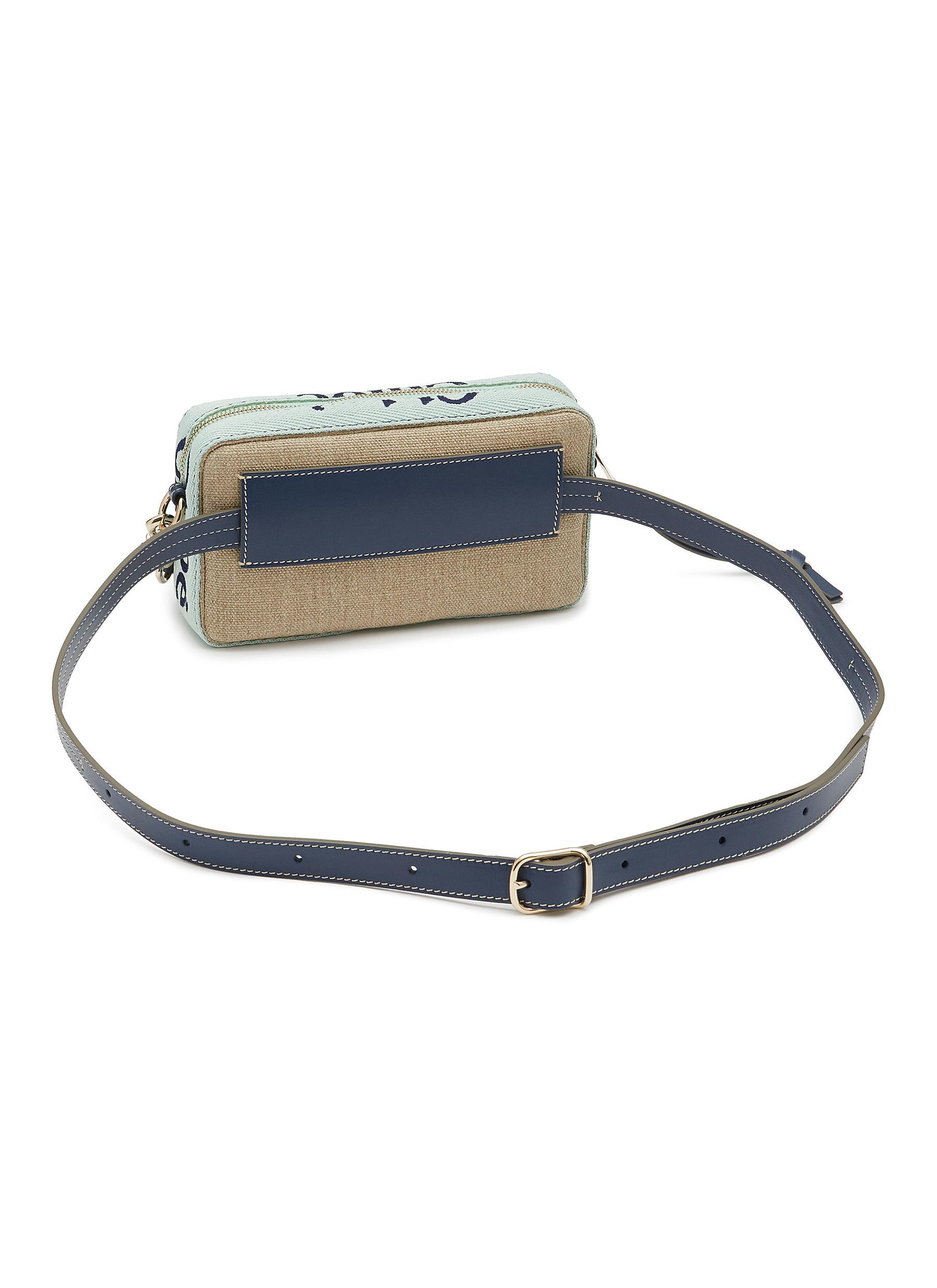 Chloé Logo Woody Belt Bag in White