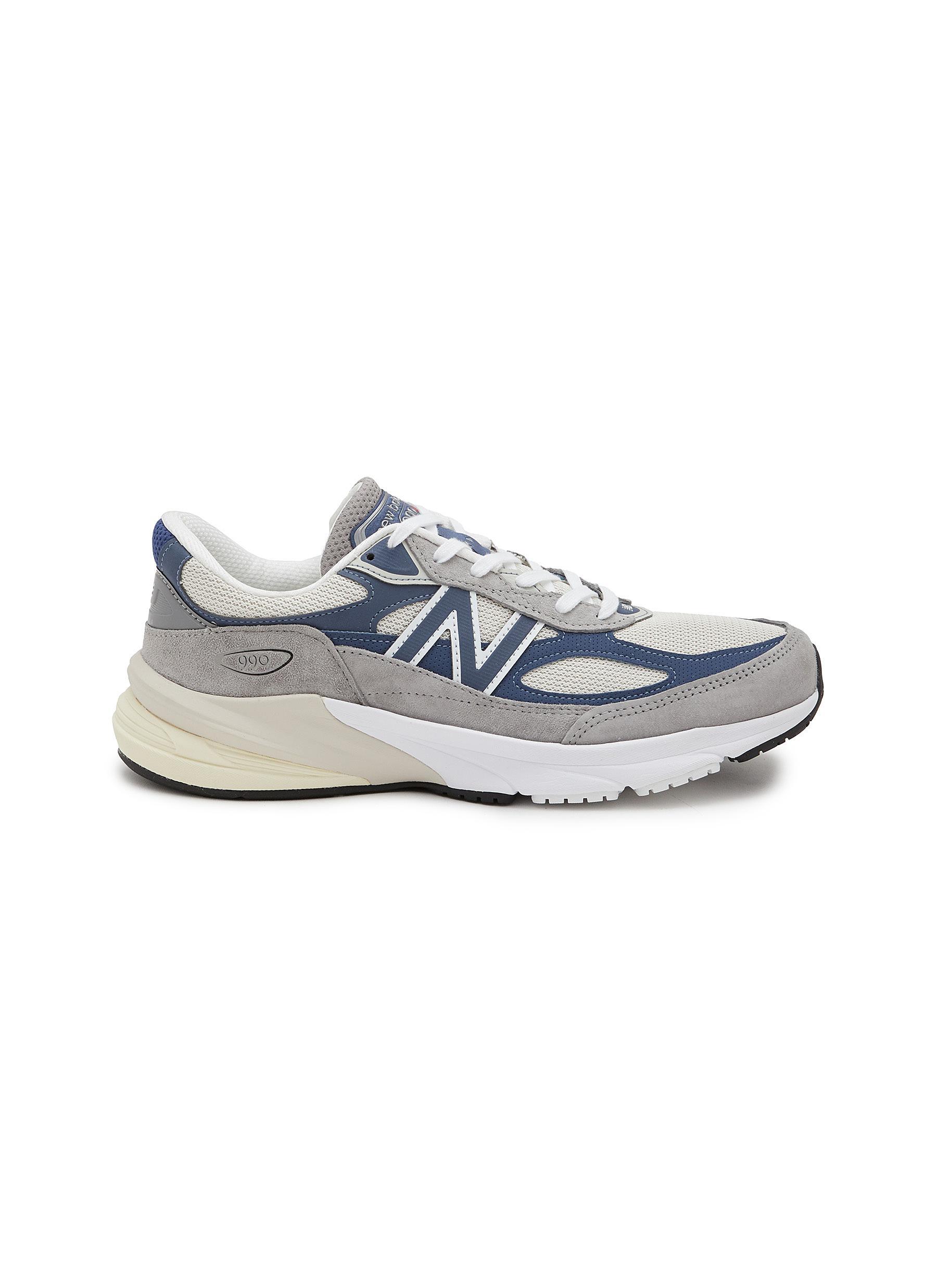 New Balance Grey Day 990 V6 Low Top Lace Up Sneakers in Gray for Men | Lyst