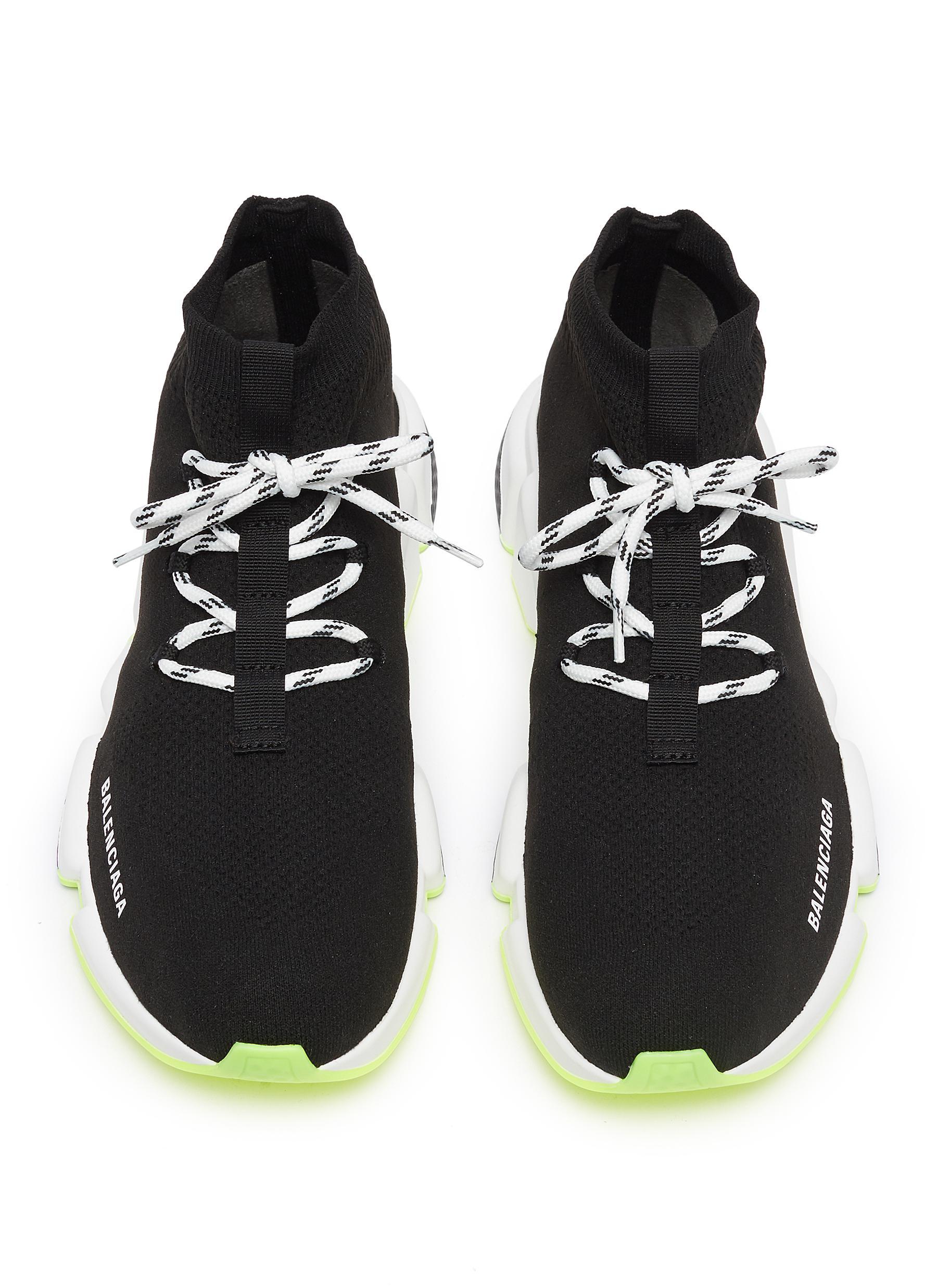 balenciaga lace up speed 2.0 sneakers